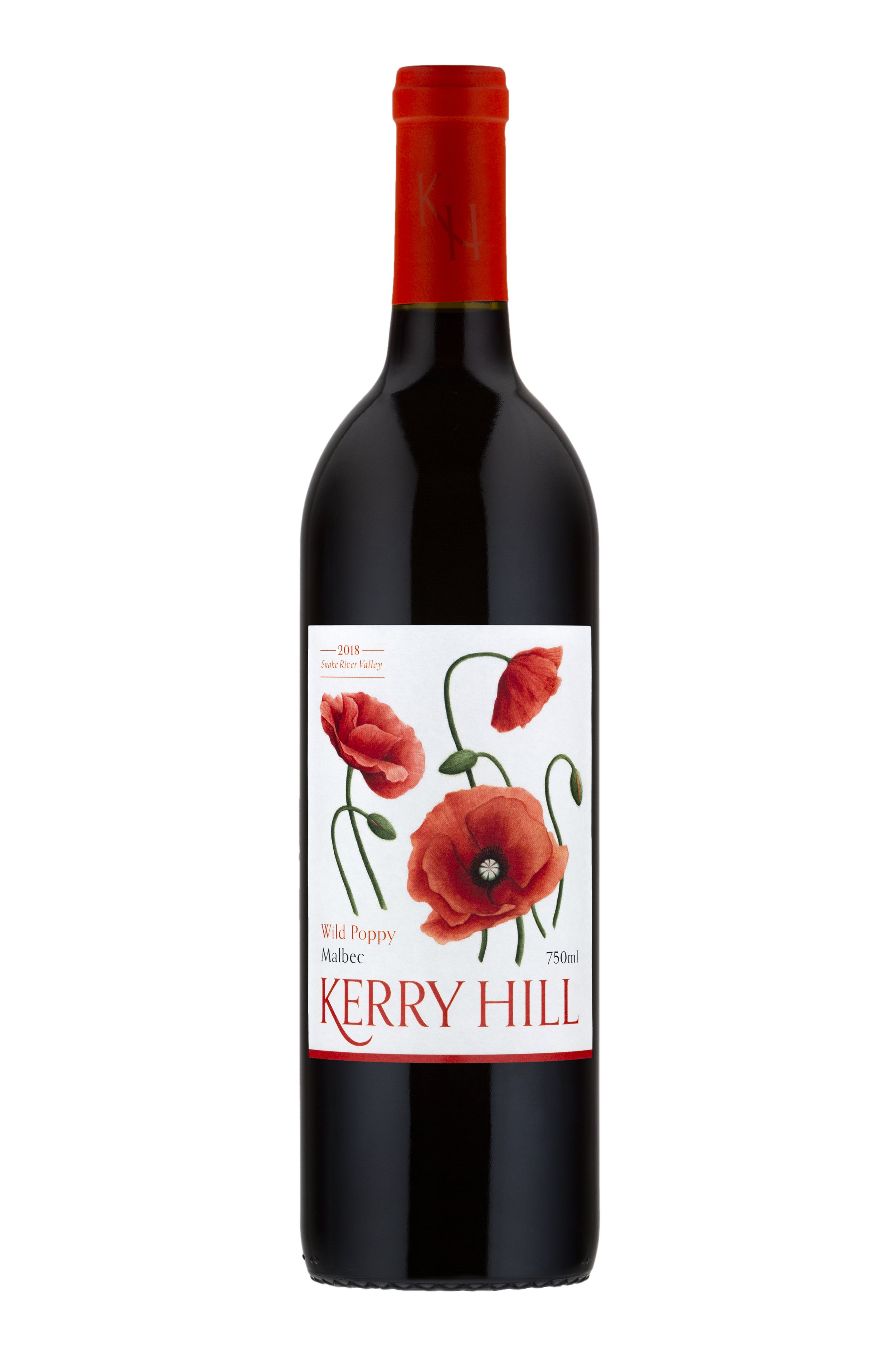 Bottle of Kerry Hill Red Wine