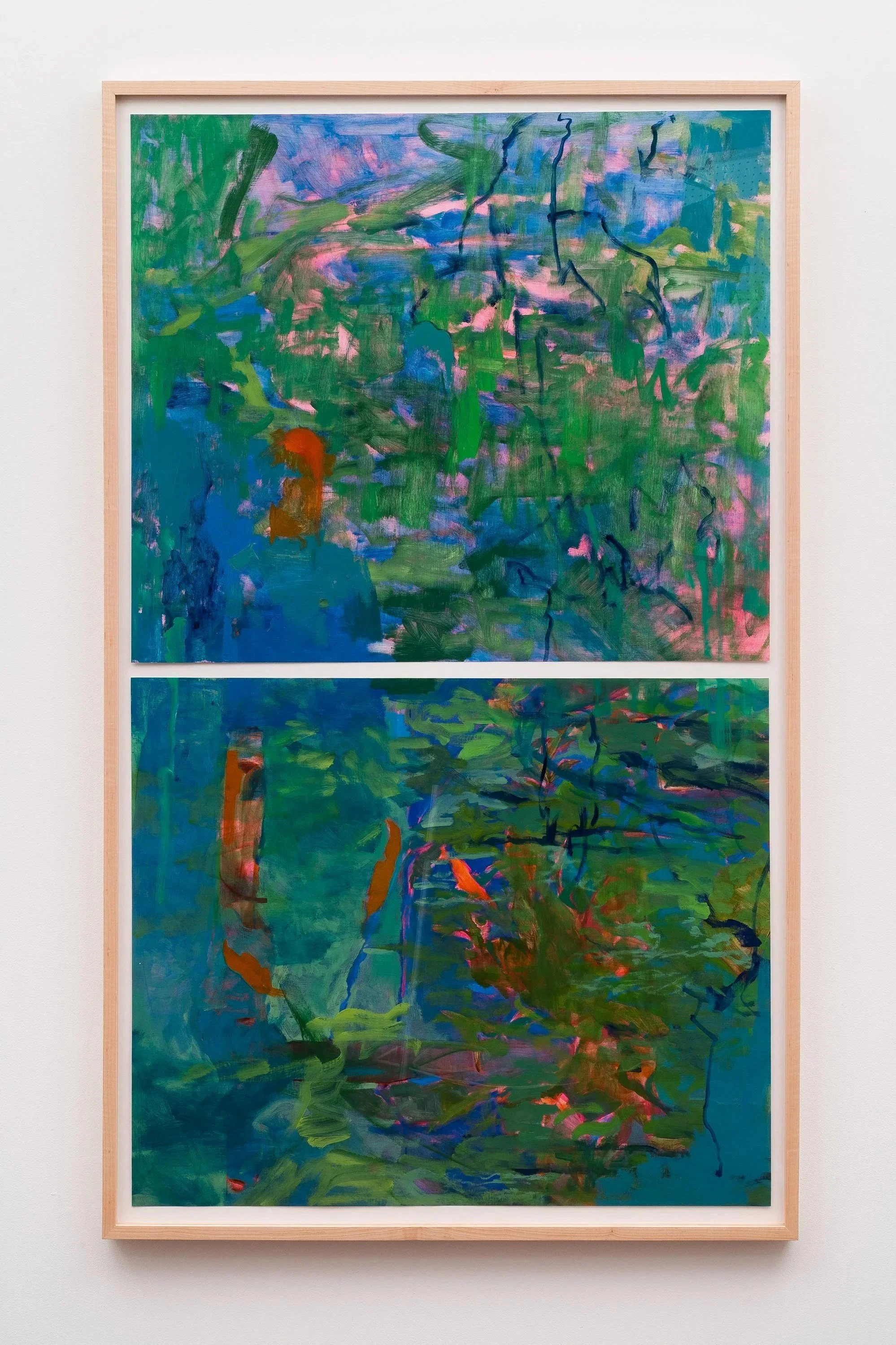 What Would You Do There? Oil on Paper. 56 x 35 in, 2026
