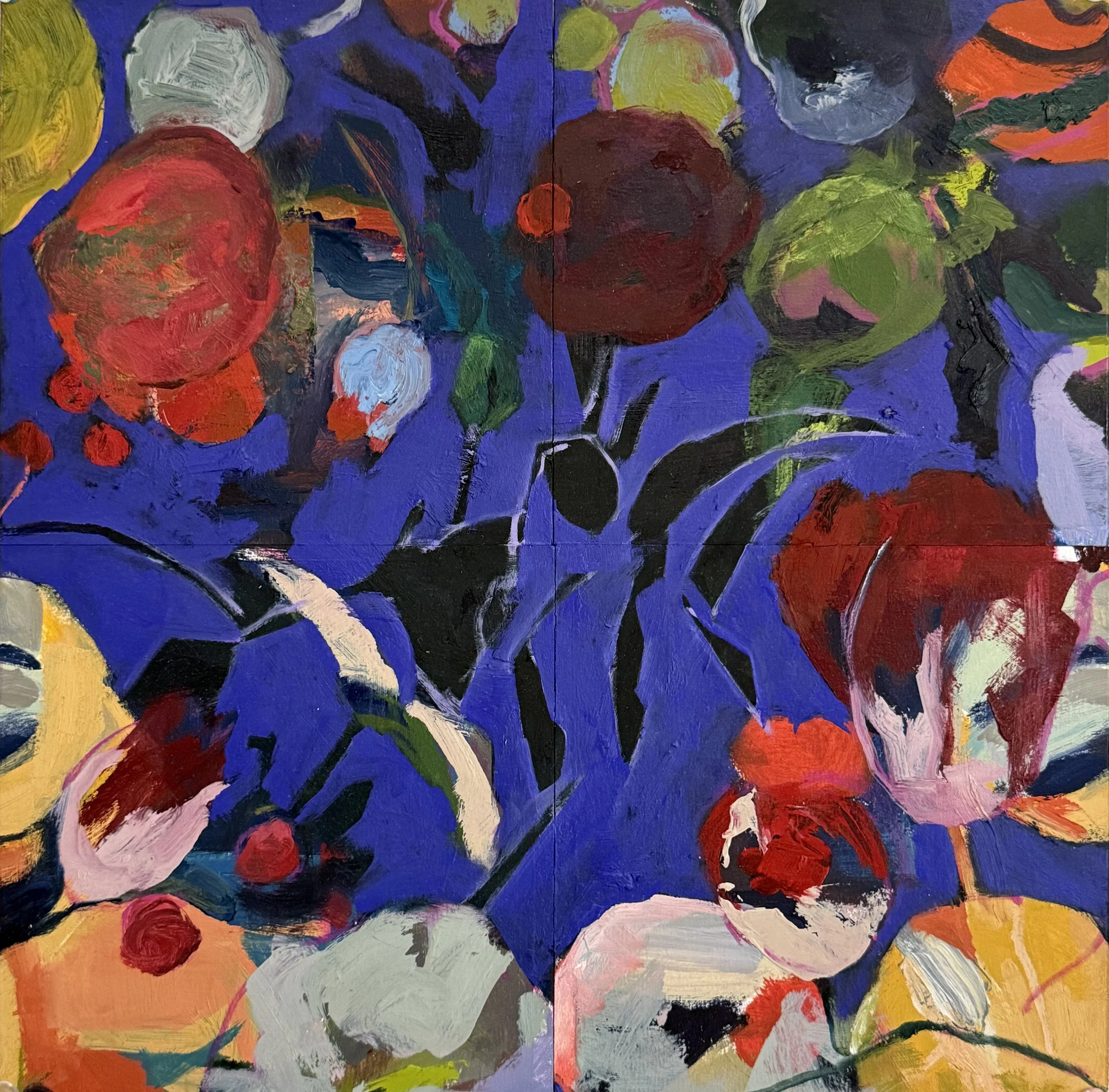 What Remains. Oil on Canva Board. 12 x 12 in, 2026