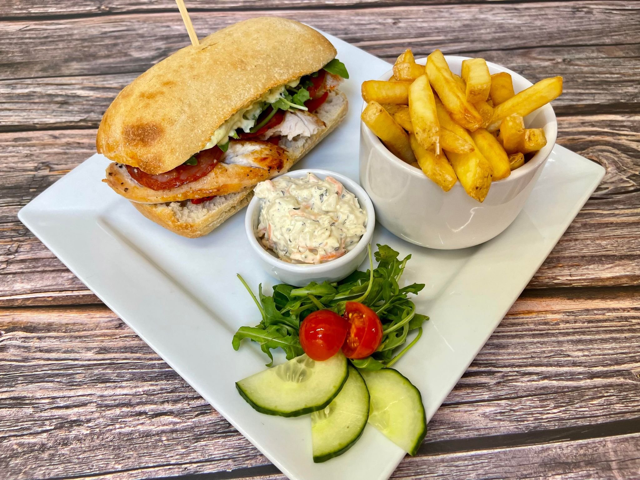Chicken & Chorizo Ciabatta