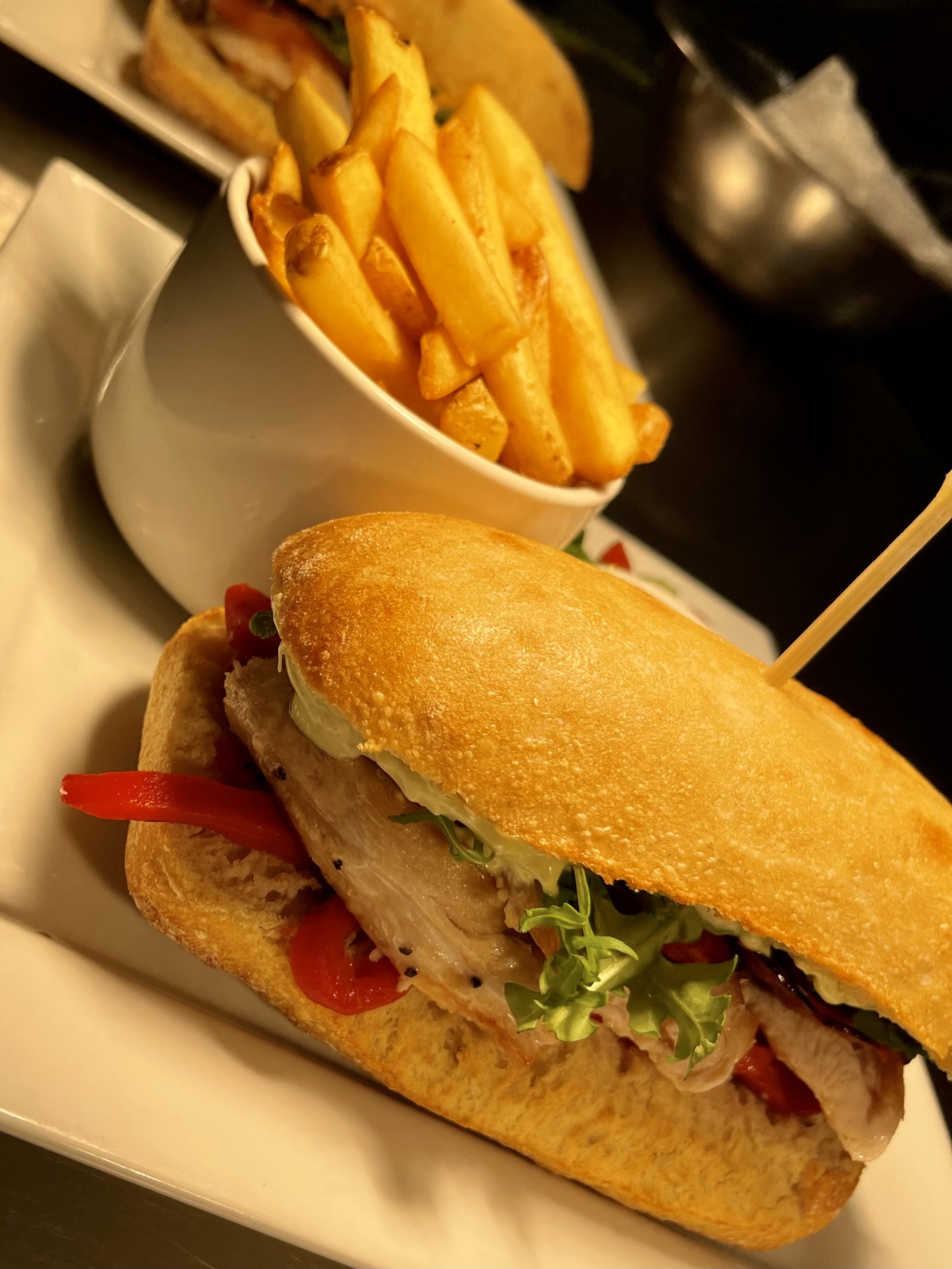 Chicken and Chorizo Sandwich