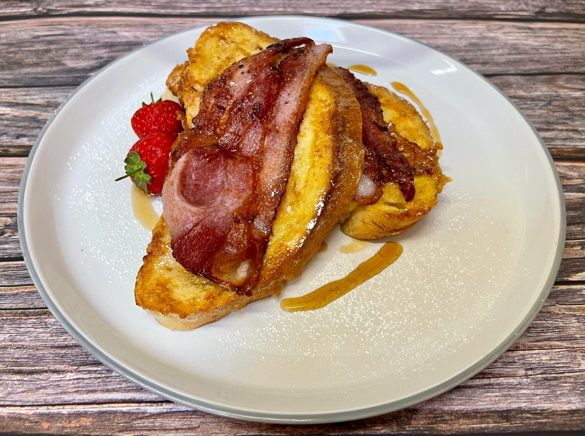 French Toast with Bacon