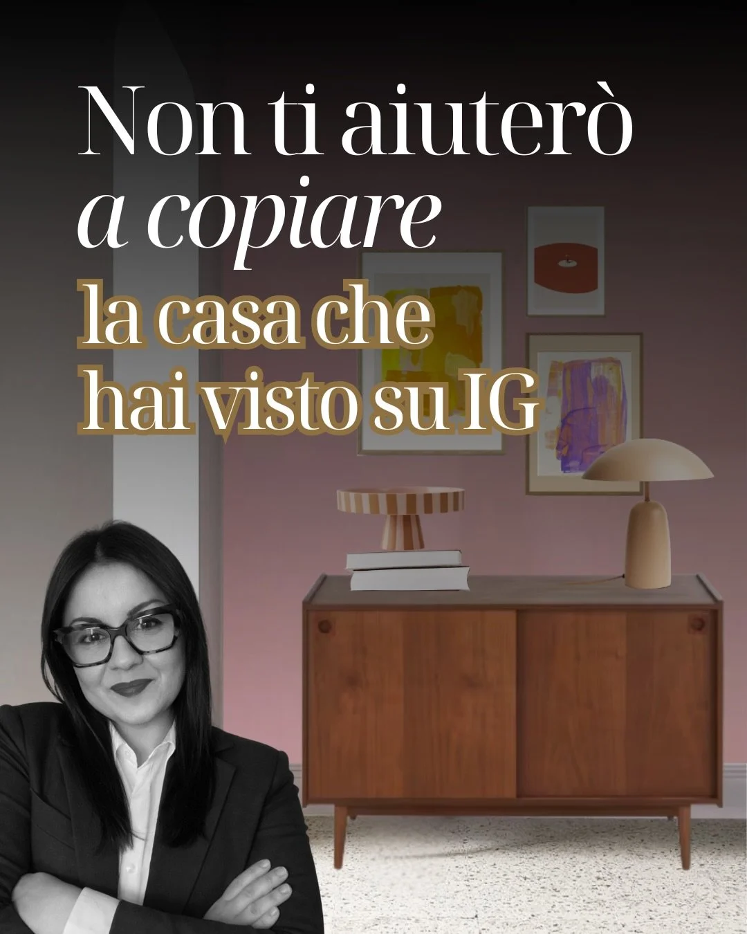 Ci&ograve; che davvero mi sta a cuore &egrave; che tu, alla fine ti senta DAVVERO in uno spazio che parla proprio di te.. 

🤎 Dimentica le moodboard piene di immagini patinate che non dicono niente di te.
Quello che costruiamo insieme &egrave; la tu