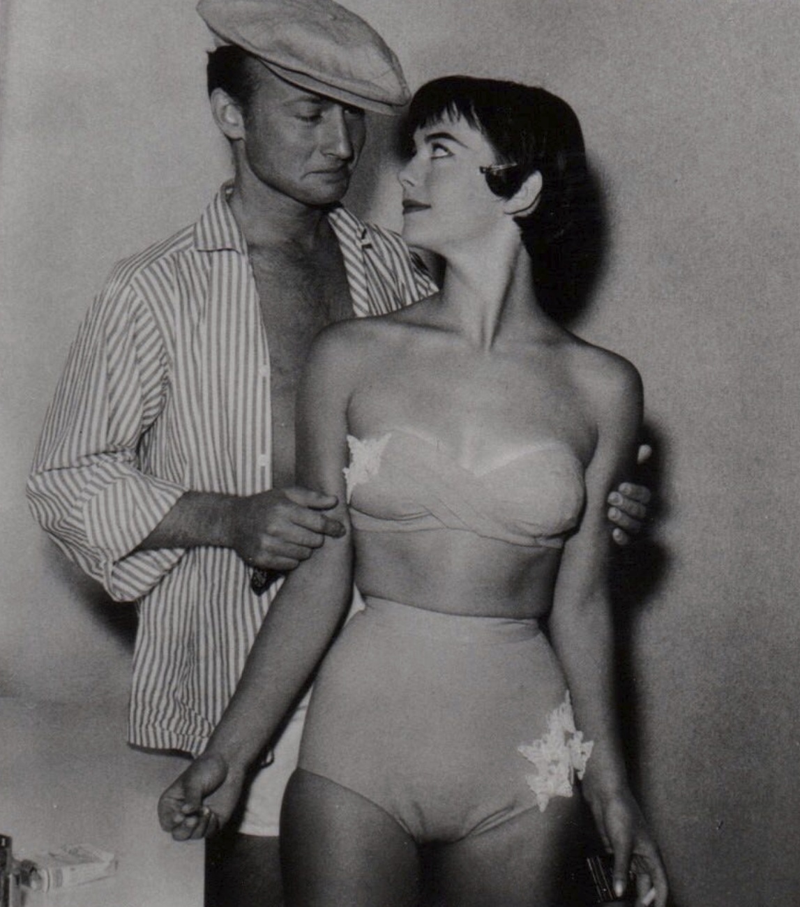 Nick Adams and Natalie Wood. 1956