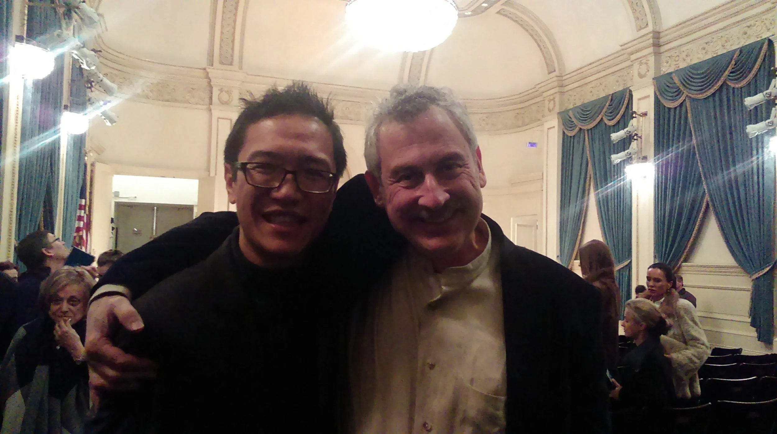 With my theory professor Steve Laitz