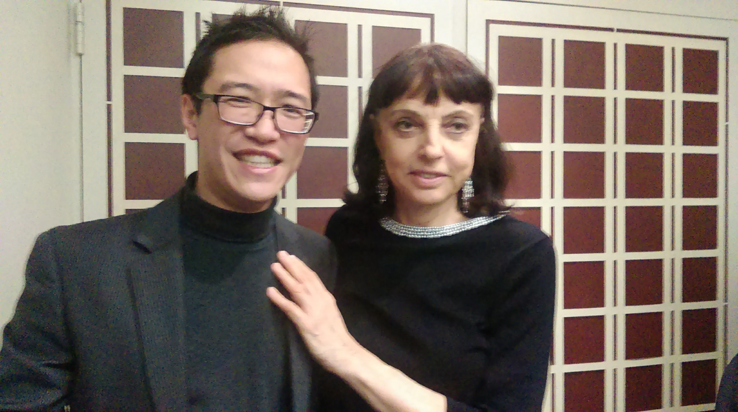 With my piano professor Natalya Antonova