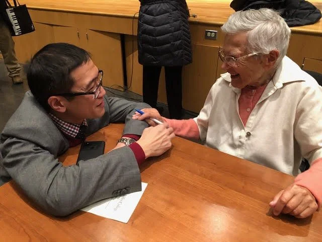 With the leendary Ruth Slenczynska