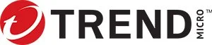 Trend Micro logo with red and white emblem and black text