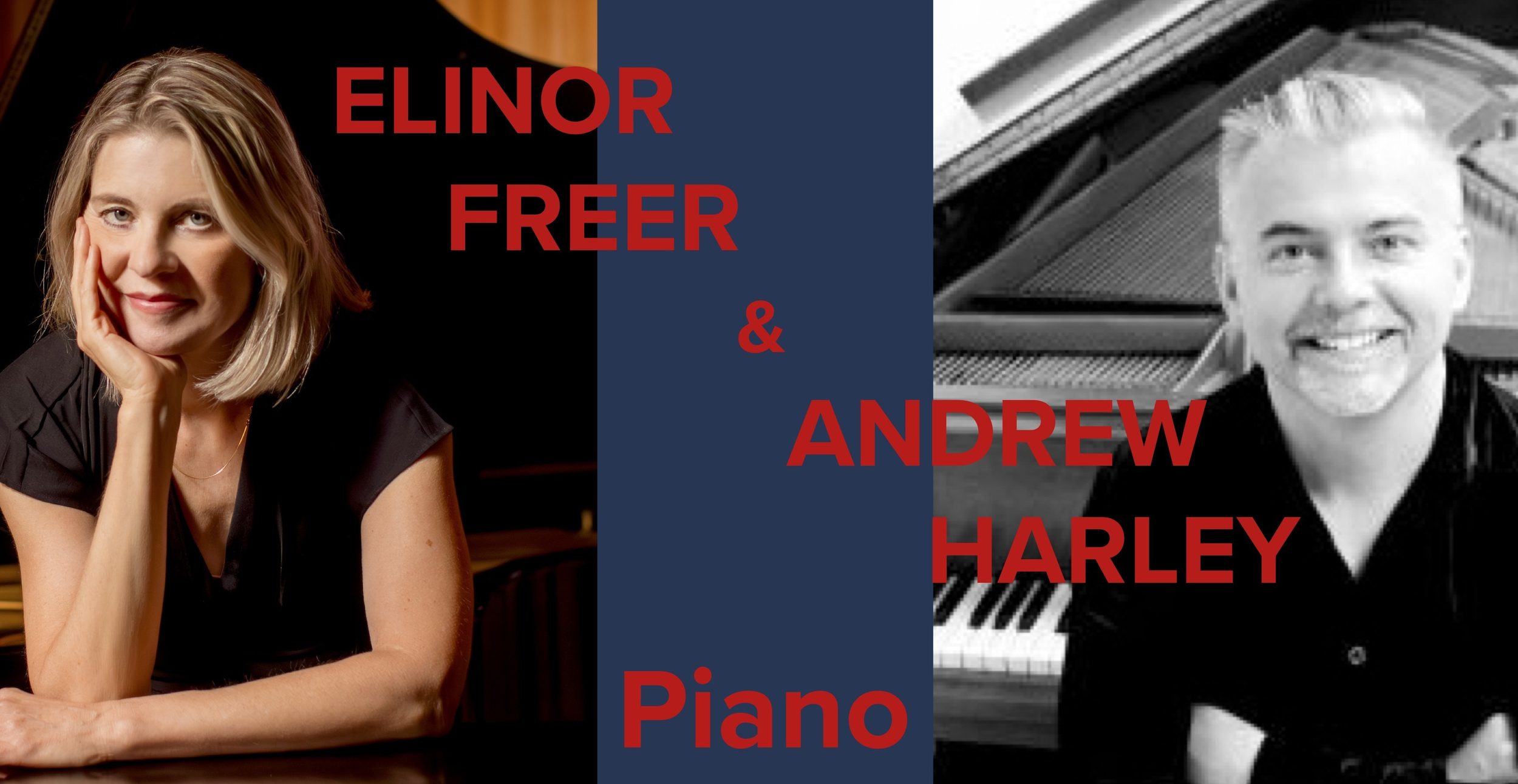 Elinor Freer and Andrew Harley pianists