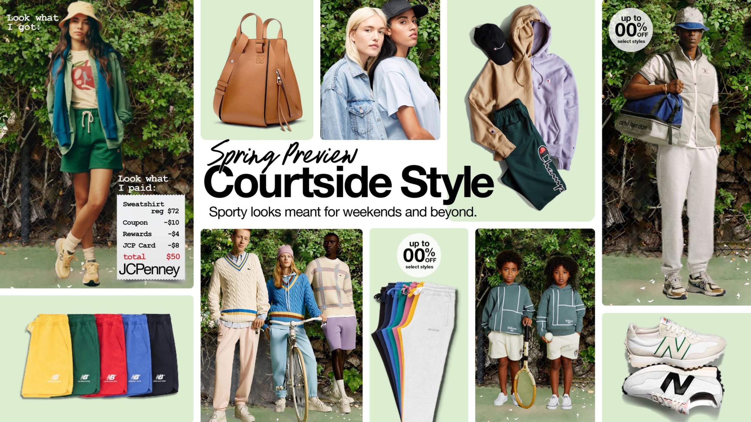 Our first look at spring, evoking a sense of sportswear meets athleisure trend