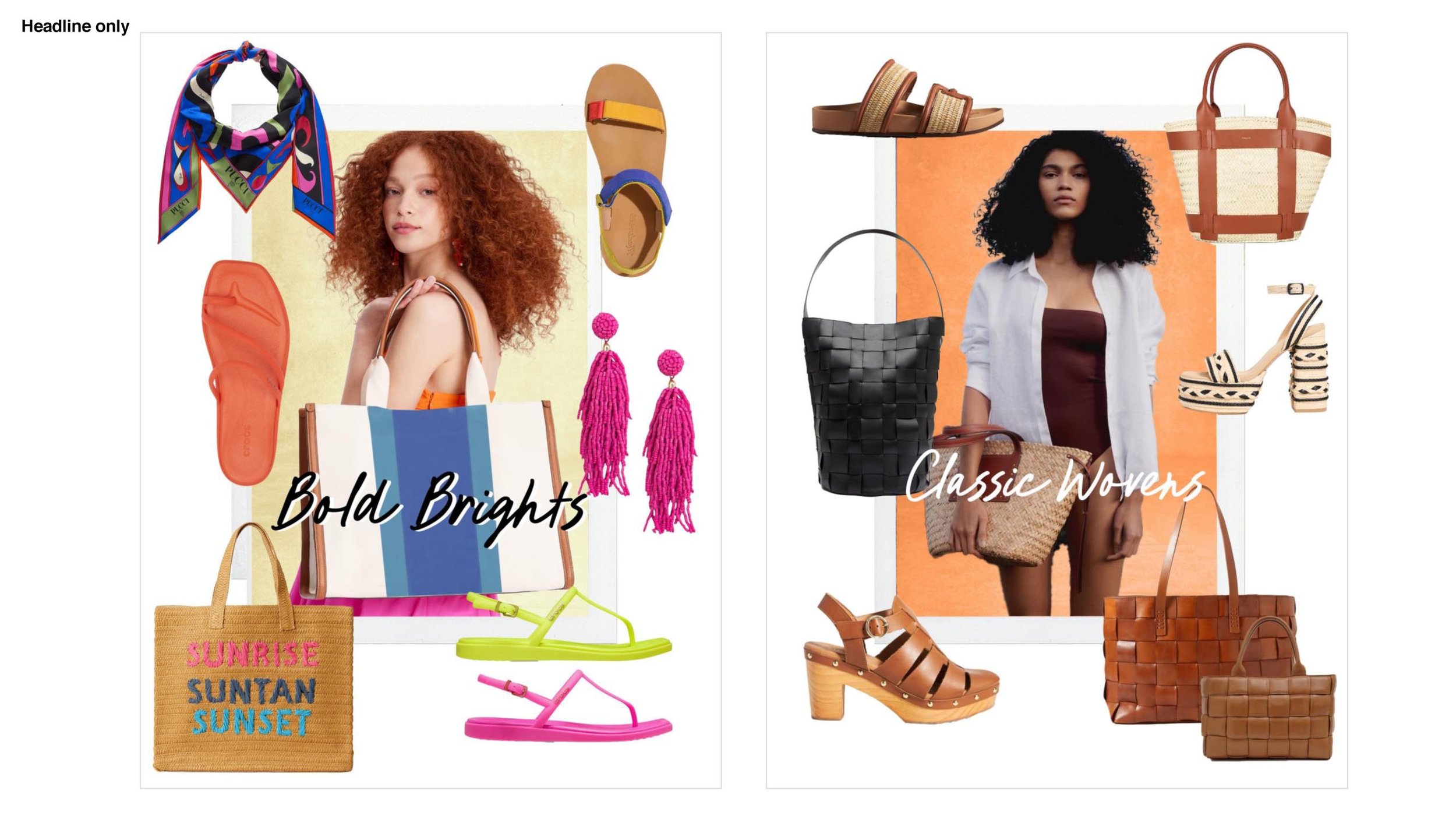 Accessories-focused trend collections.