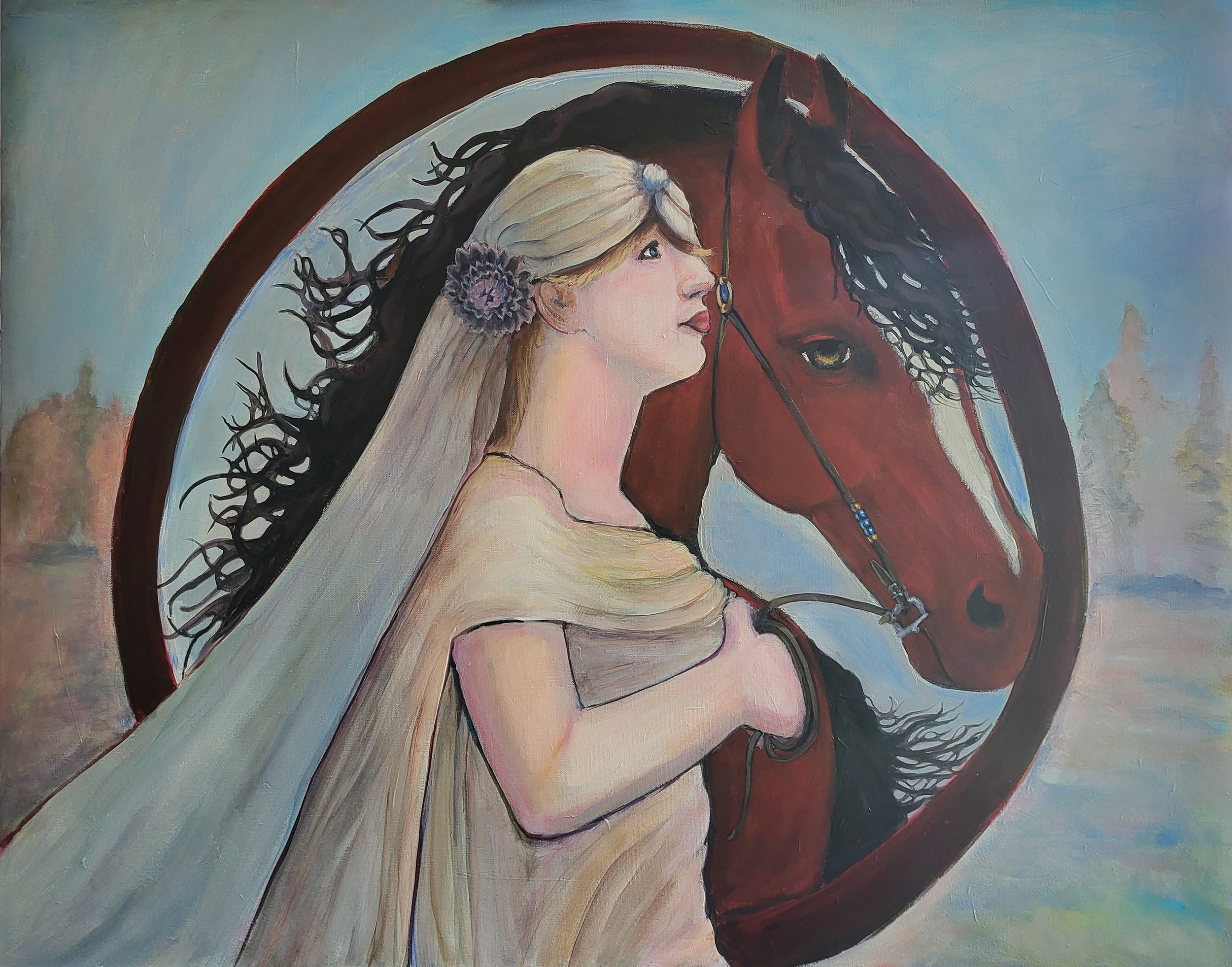 Portait of Sara B. Private Commission. NFS.