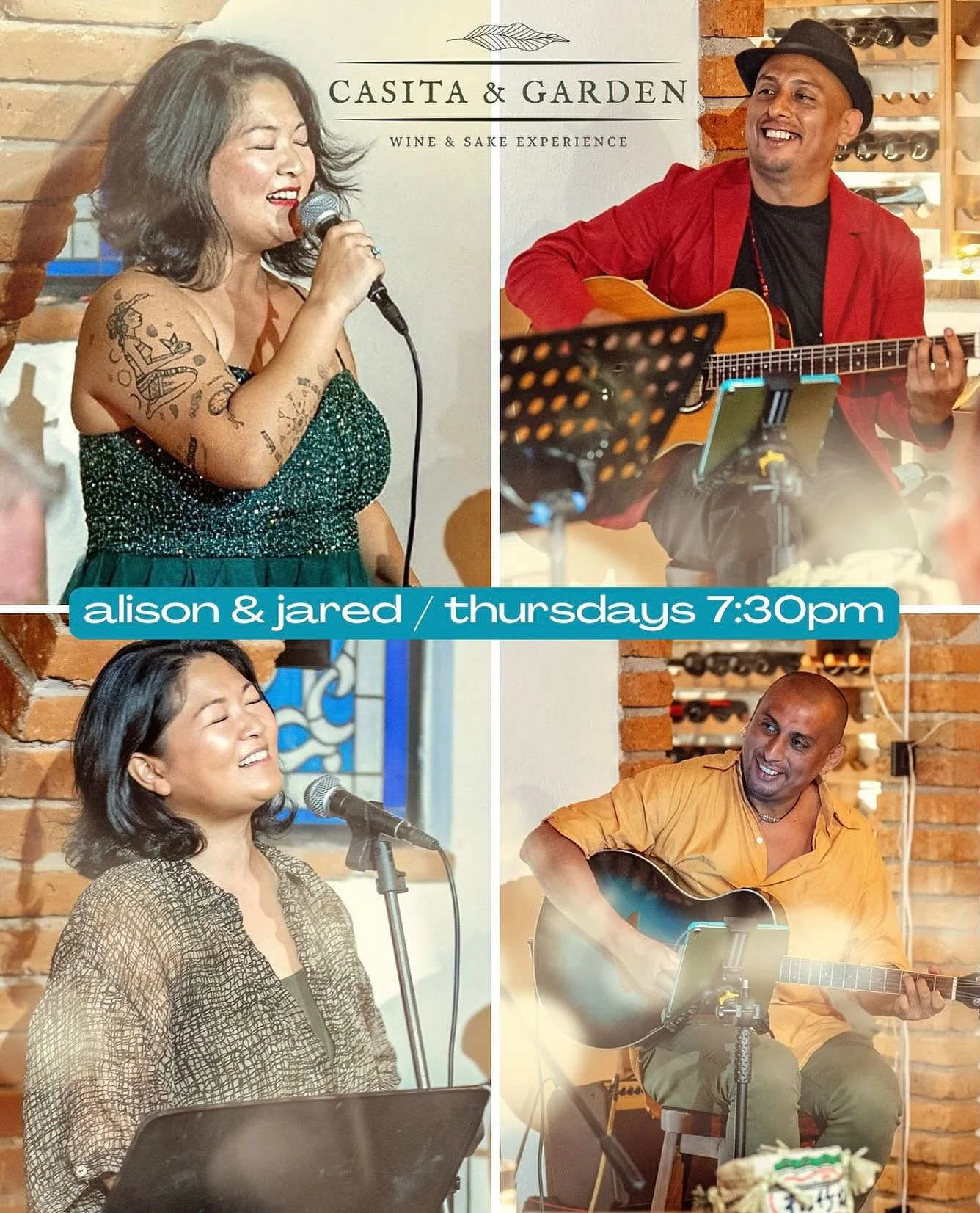 Tonight at 7:30PM! Alison &amp; Jared