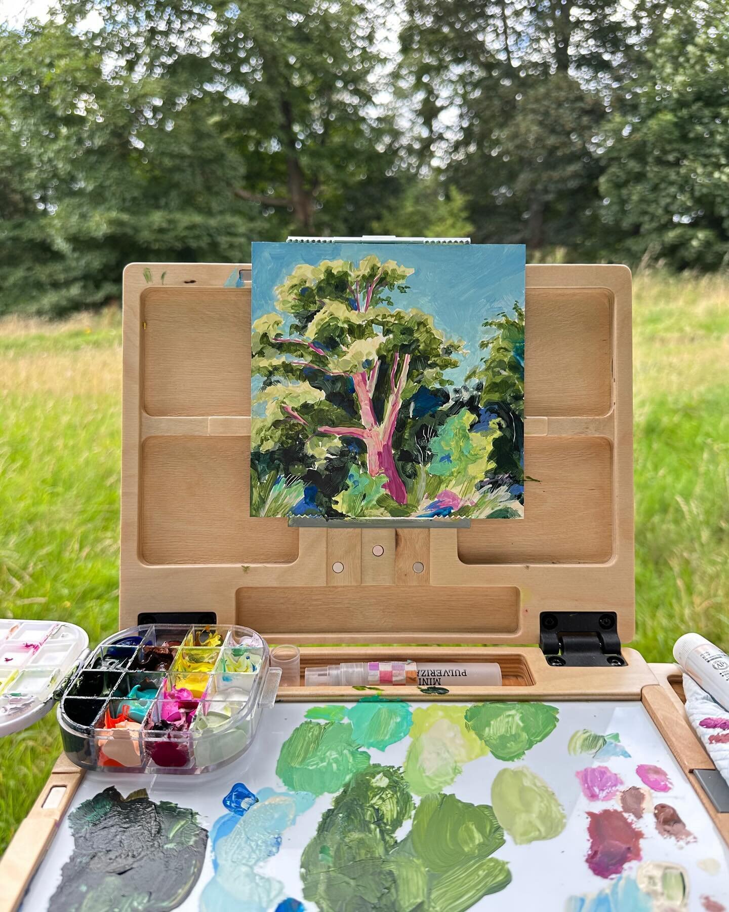 I can&rsquo;t explain how excited I am to get out and get painting this spring 🌞🌿 this little plein air box brought me so much joy last year but it&rsquo;s been in hibernation over winter, like myself. I can feel myself defrosting day by day 🌱 

#