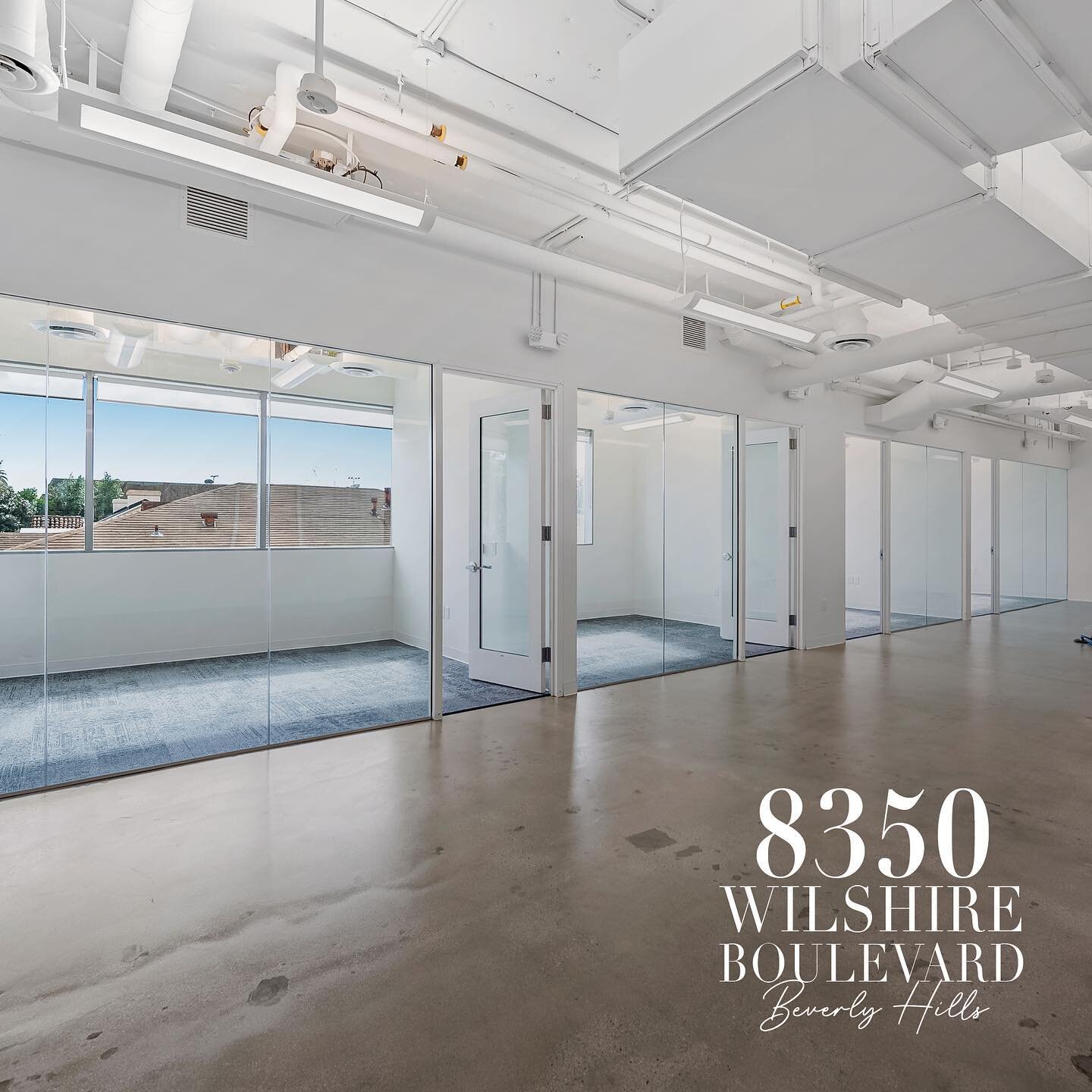 FOR LEASE: Modern Creative Office in Prime Beverly Hills // 8350 Wilshire Blvd, Suite 215

- Size: 2,994 SF
- Class A 2nd floor office&nbsp;on&nbsp;prime stretch of Wilshire Blvd in Beverly Hills
- Space is built out with conference room, 3 private o