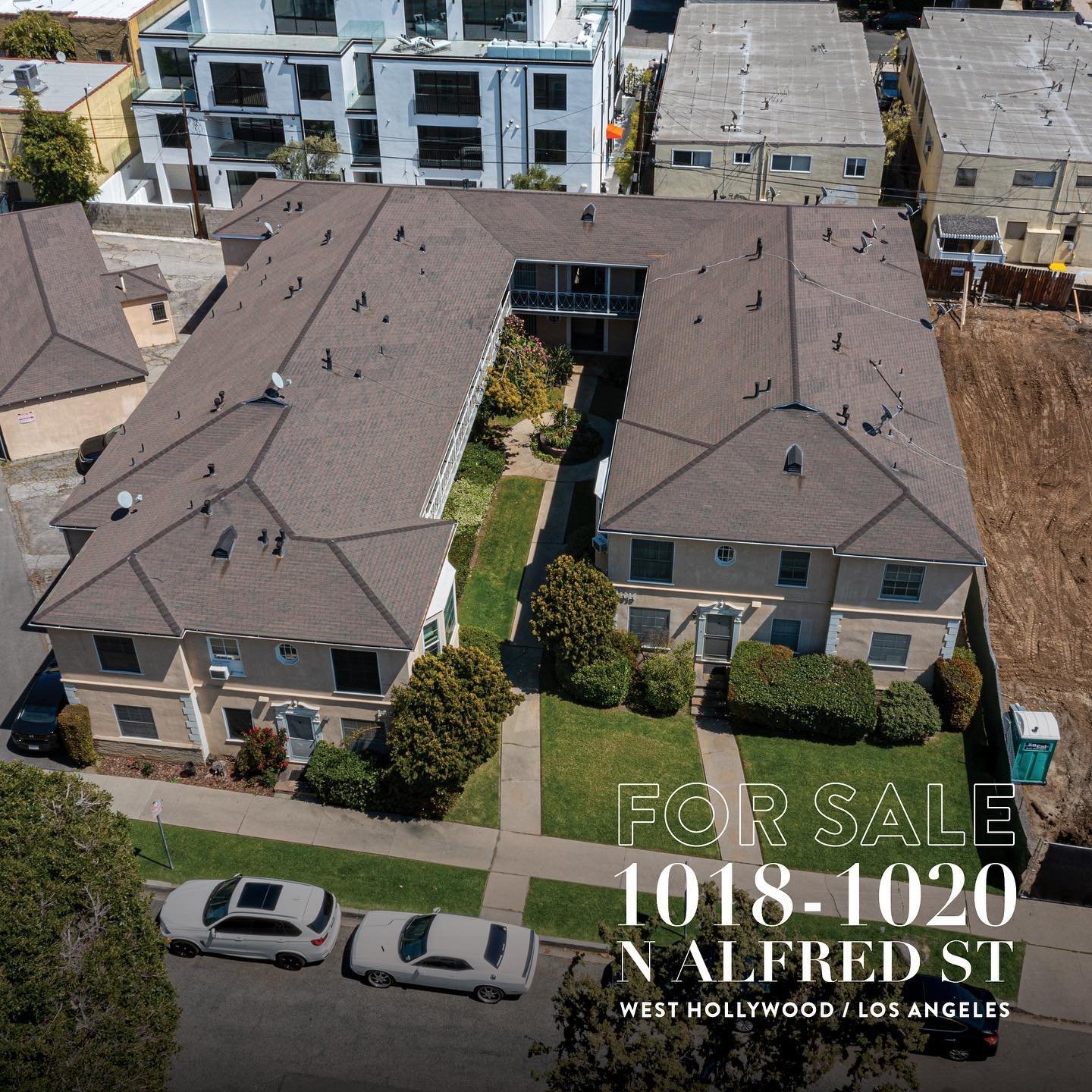 NEW TO MARKET For Sale: 18 unit multi-family opportunity | A++ irreplaceable&nbsp;location north of Melrose Ave &amp;&nbsp;South of Santa Monica Blvd
📍 1018-1020 N Alfred St, West Hollywood / Los Angeles&nbsp; |&nbsp; Building Size: 14,480 SF
&nbsp;