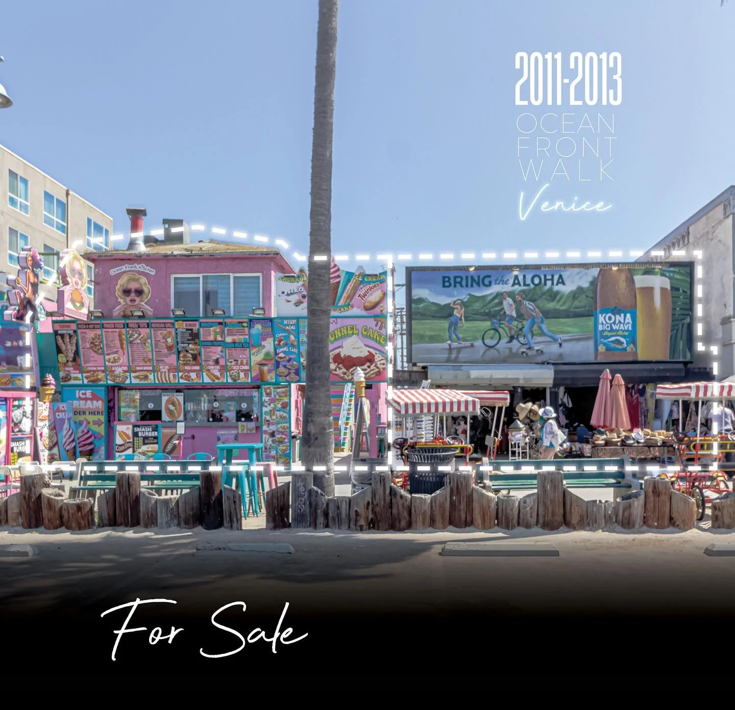 FOR SALE // Owner/User or Investment Opportunity – Venice Beach Boardwalk Retail Portfolio
Two side-by-side beachside retail buildings with prime Venice Boardwalk exposure. 2011 Ocean Front Walk includes second-floor apartments, creating a dua