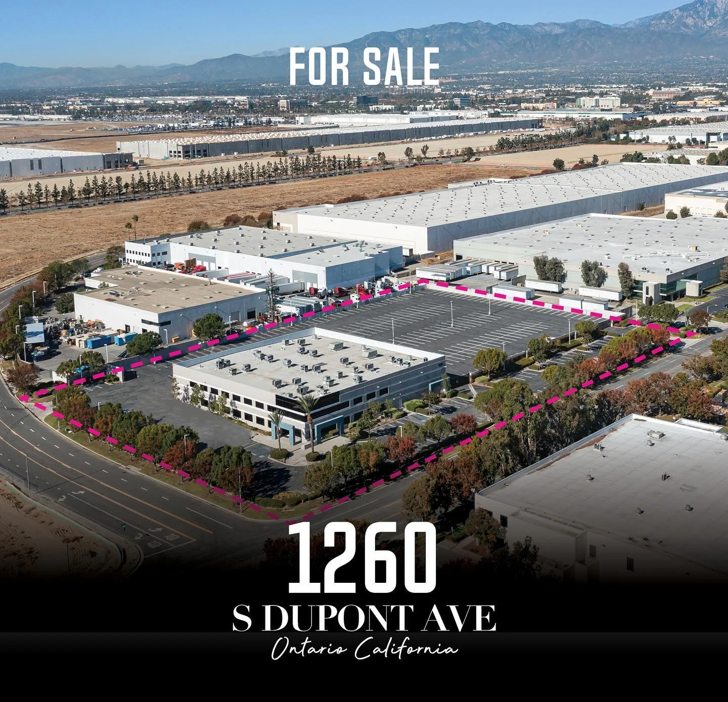 FOR SALE - Industrial Outdoor Storage with 27,801 SF Building & Heavy Power. 
📍1260 S DuPont Ave, Ontario CA
 
PRICE
$16,000,000
PPSF
$79/SF
BUILDING SIZE
27,801 SF total (24,205 SF Warehouse+3,596 SF Office)
LOT SIZE
202,075 SF
PARKING
95+ Truc