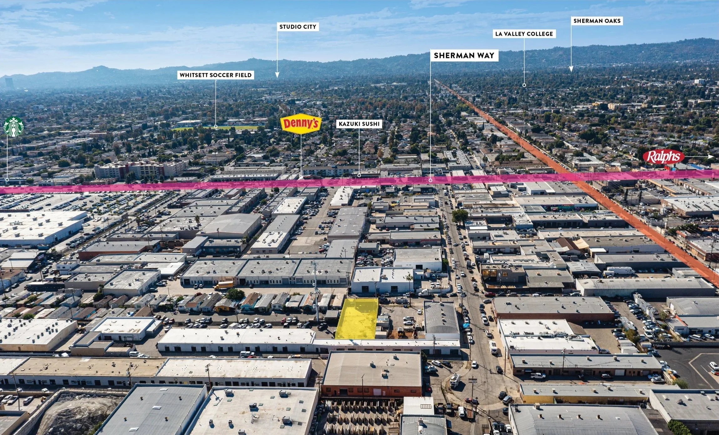 FOR LEASE
13213 Leadwell Street, North Hollywood
M2 Light Manufacturing Lot