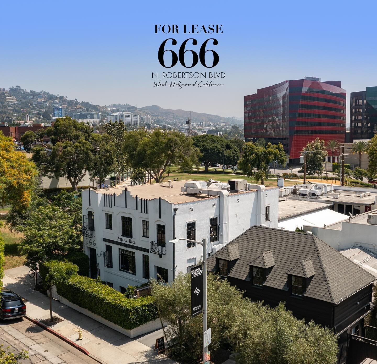 FOR LEASE Rare Art Deco gem in the heart of West Hollywood&rsquo;s Design District. 
📍666 N. Robertson Blvd, West Hollywood
 
- 4,740 SF freestanding building
- Flexible office or showroom use 
- Mix of private offices, open layouts, basement storag