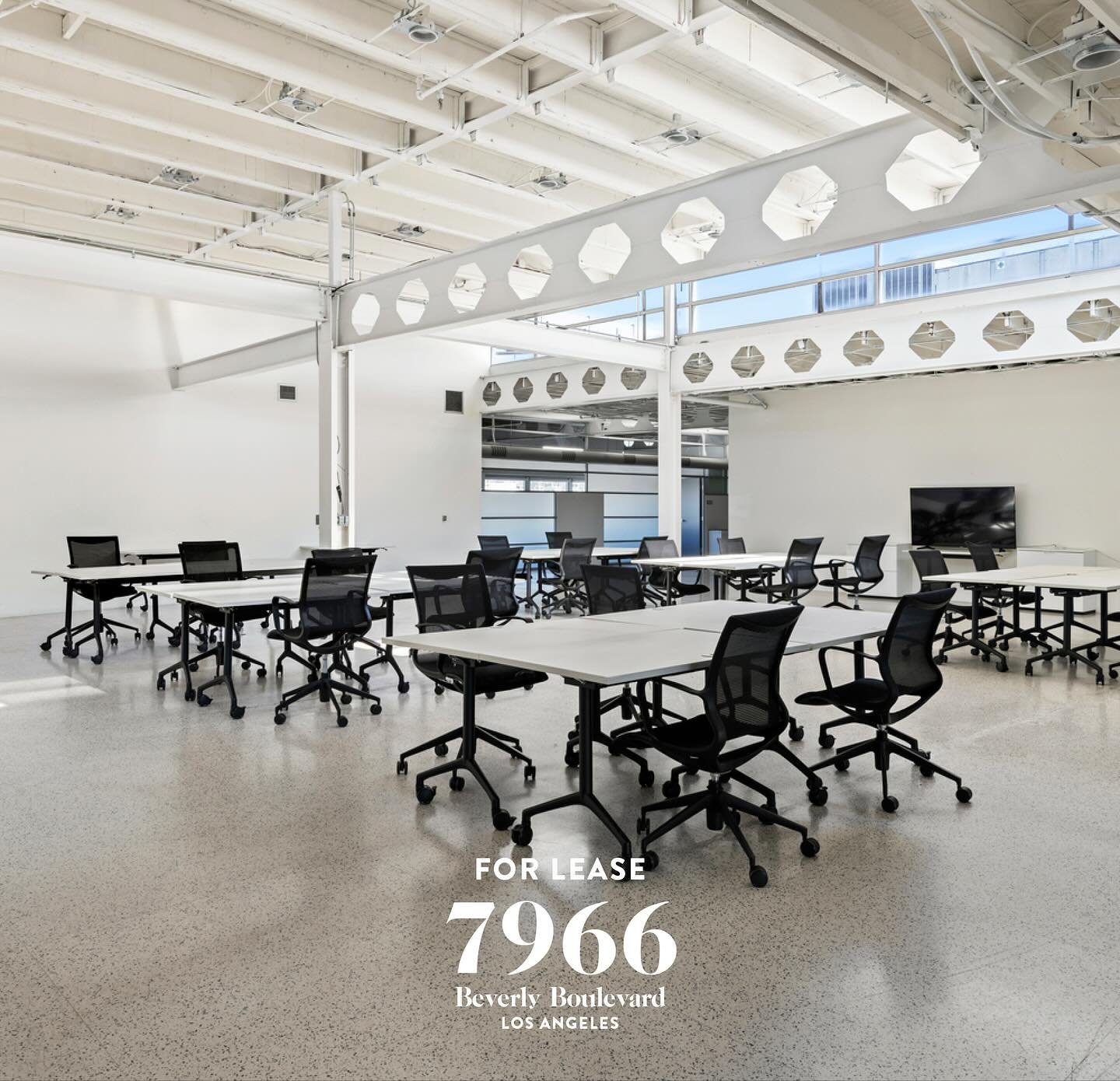 Modern and UNIQUE Creative Offices at Beverly + Fairfax! 📍7966 Beverly Blvd, Los Angeles
&nbsp;
* Availabilities: 3,150 SF &amp; 8,500 SF
* Design forward spaces with tall ceilings, architectural details and open views
* Located within a dynamic com