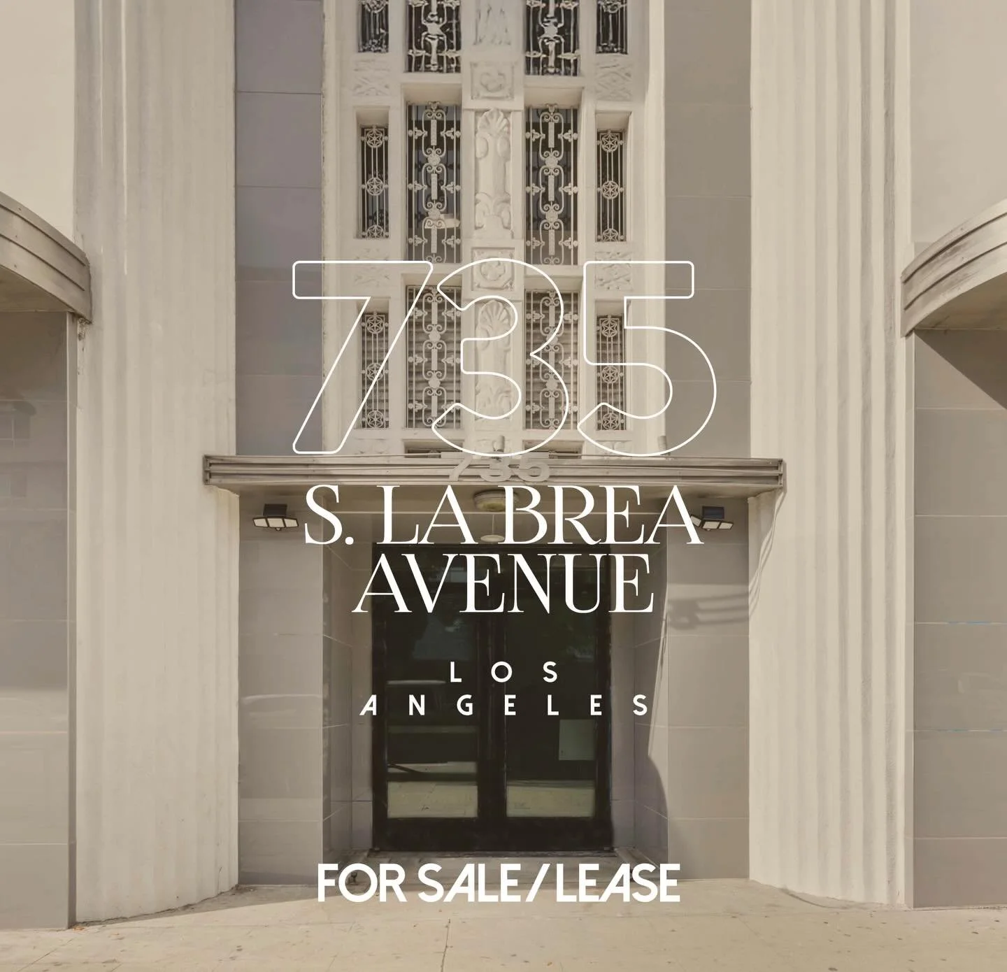 Now available For Sale or Lease: 📍735 S. La Brea Avenue | Los Angeles

A rare Art Deco bow-truss building on the prime La Brea corridor, offering approximately 23,660 SF across two levels with nearly 60 feet of high-visibility frontage. Positioned b