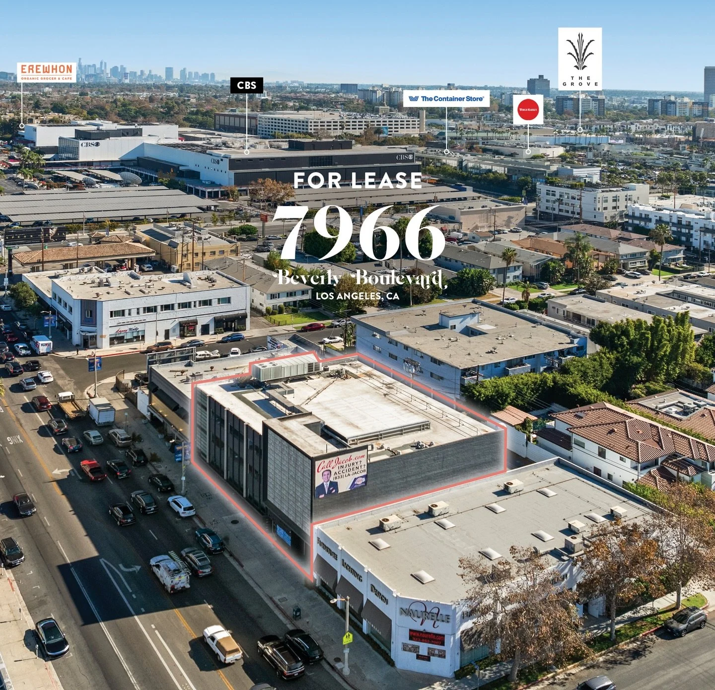 Modern Creative Office Suites available between the Grove and Beverly Hills. 
7966 Beverly Blvd, Los Angeles

* Teaser Rate for first year of a lease - contact brokers for details
* Sizes: 3,150 &amp; 8,500 SF
* Creative offices located in a dynamic 