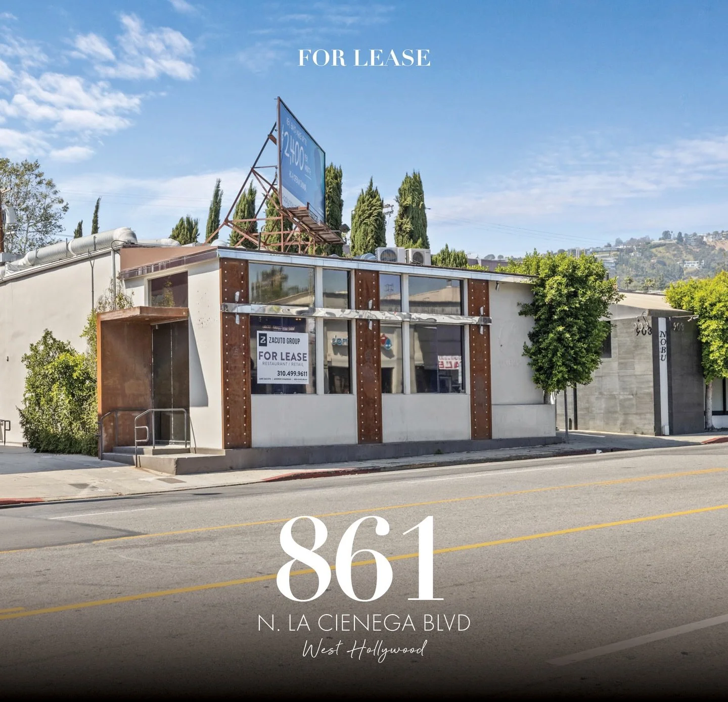 Turnkey West Hollywood restaurant opportunity in one of LA&rsquo;s most sought-after dining and nightlife corridors.

📍861 N La Cienega Blvd, Los Angeles, CA

&bull; Former home of Barton G with built-in brand recognition
&bull; Directly next door t
