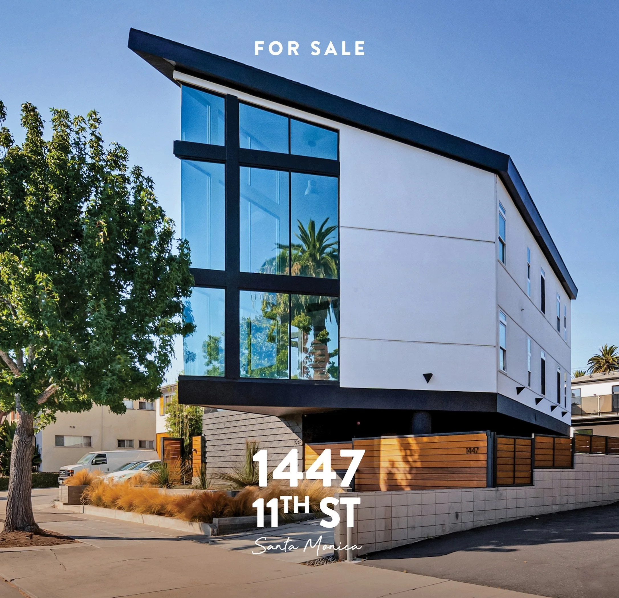 Owner-User Opportunity in Santa Monica. A rare, fully redeveloped 4-unit live/work compound at the corner of 11th Street &amp; Broadway.📍1447 11th Street

Redesigned in 2019, 1447 11th Street blends modern architecture, luxury residential finishes, 