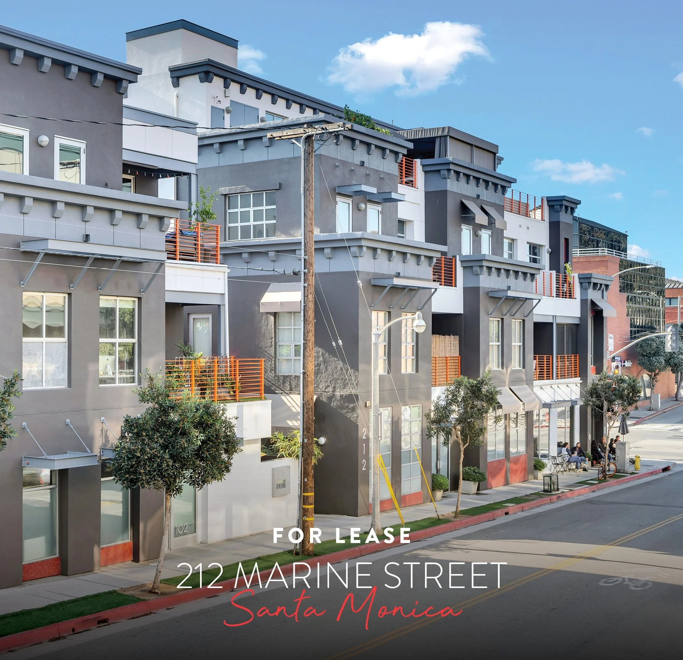 A rare opportunity to lease a true creative office loft in one of Santa Monica&rsquo;s most walkable and amenity-rich neighborhoods.

📍 212 Marine Street, Suite 203 &bull; &plusmn;1,730 SF creative office loft &bull; Open floor plan with high ceilin