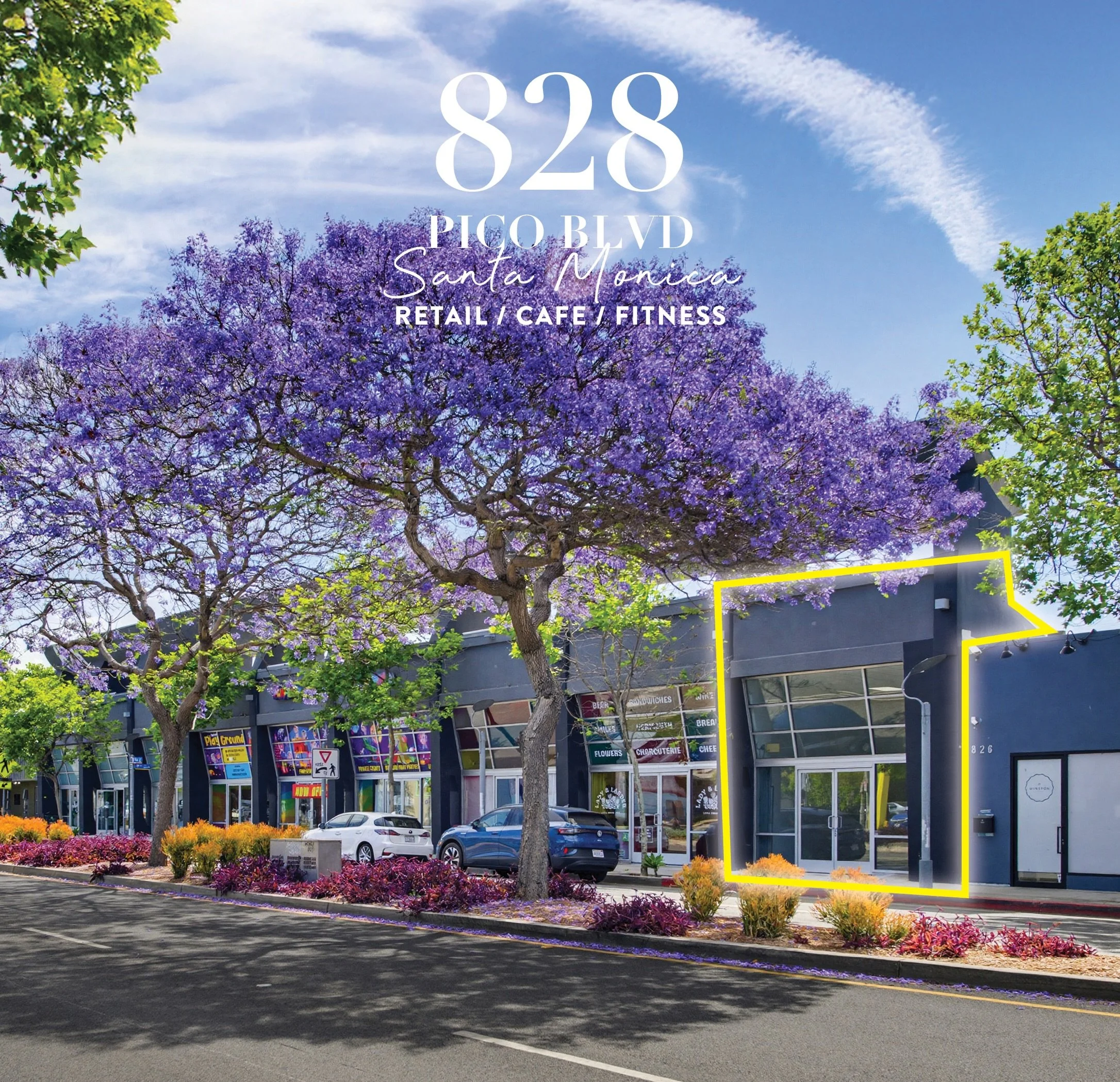 Now leasing: 1,800 SF retail opportunity at 828 Pico Blvd in Santa Monica. Positioned near the Pico &amp; Lincoln crossroads, this dynamic space is ideal for a cafe, fitness, or experiential retail concept with strong visibility, efficient layout, an