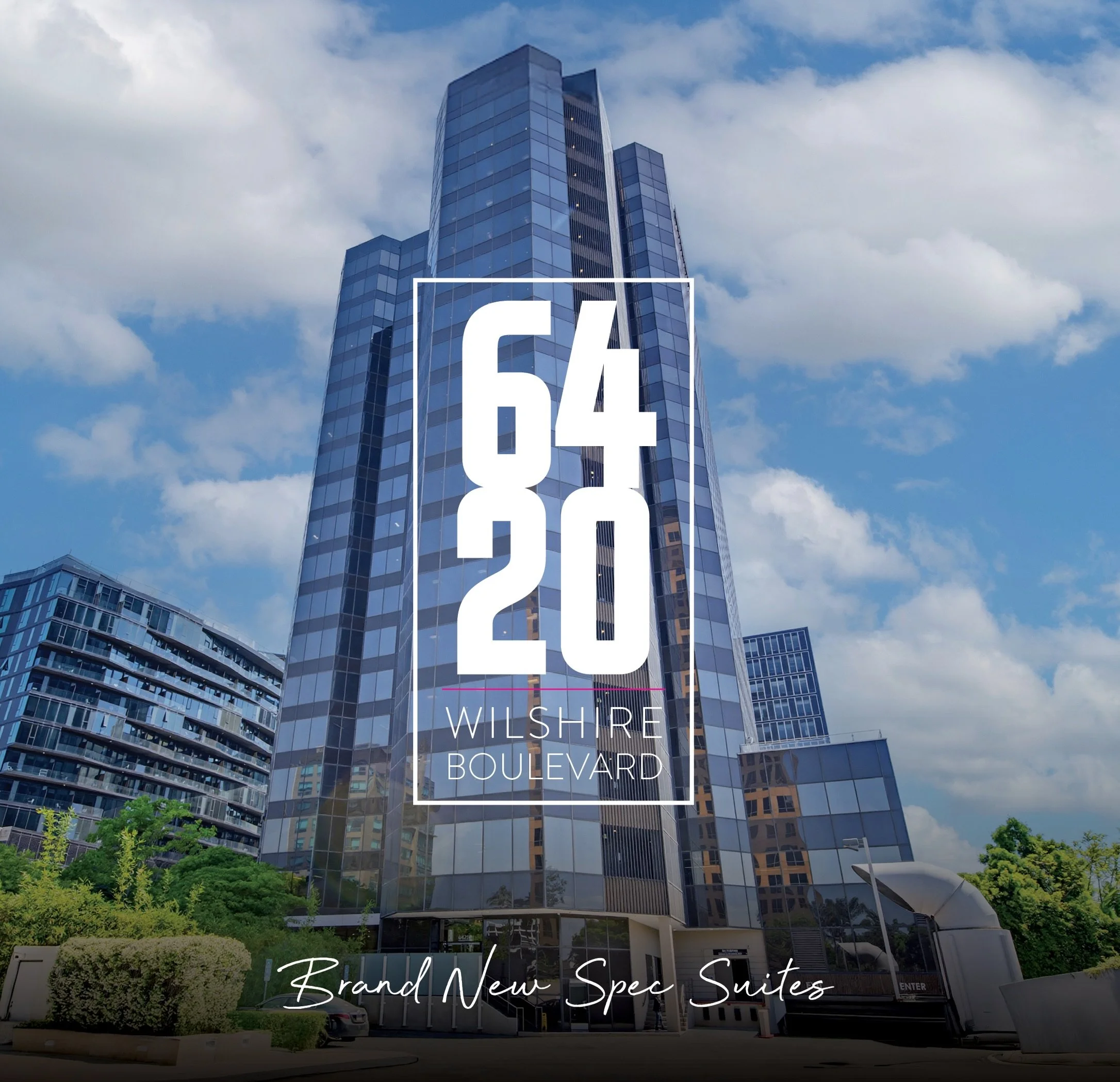 Brand new creative spec suites now available at 6420 Wilshire Boulevard, a premier Class A office tower at an exceptional Miracle Mile location. Immediate access to Beverly Hills, West Hollywood, The Grove, and Cedars-Sinai.

Move-in ready suites fea