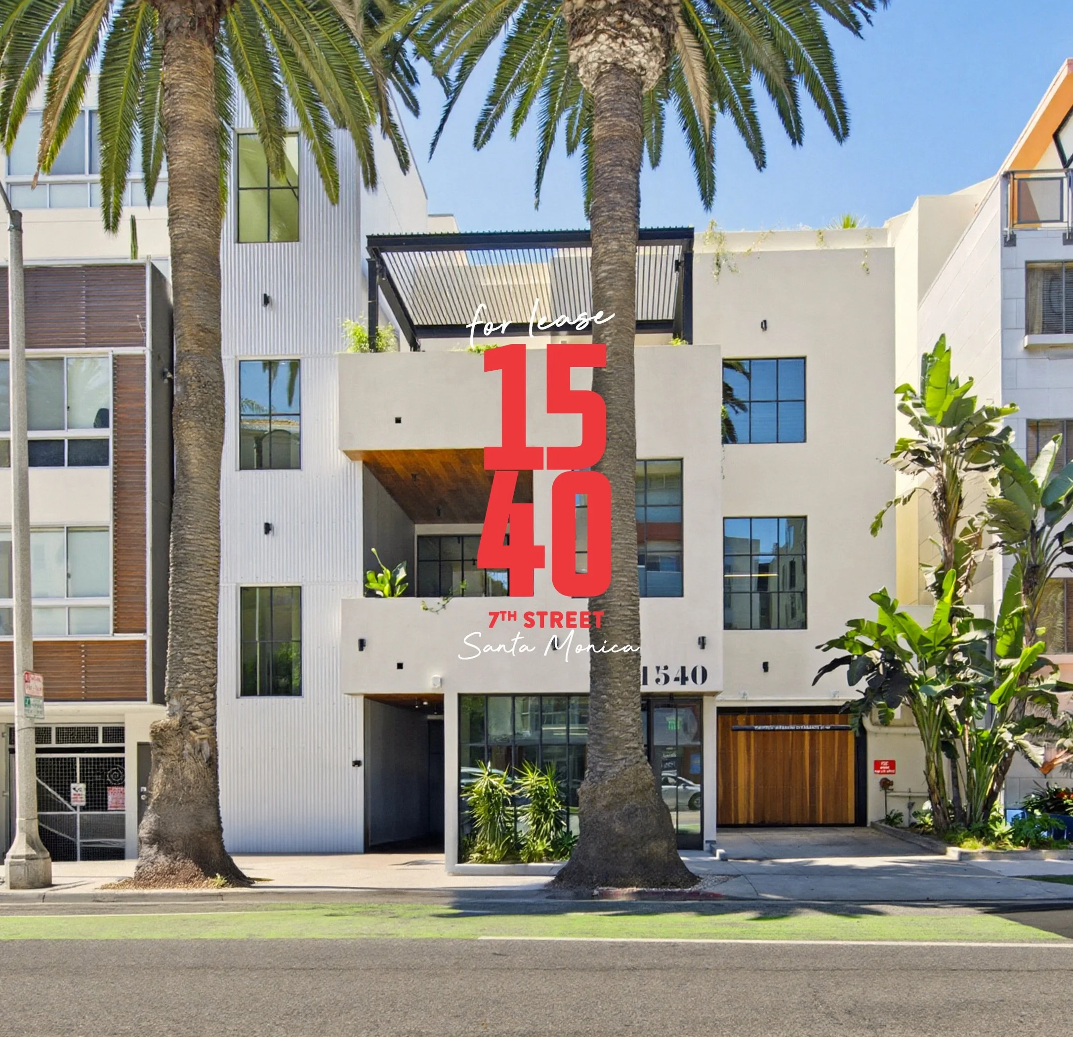 FOR LEASE | High design full-floor creative office opportunity in the heart of Santa Monica. 
Loft-style workspace features premium finishes, exceptional indoor/outdoor flow, four private patios, roof deck access, and gated on-site parking, all direc