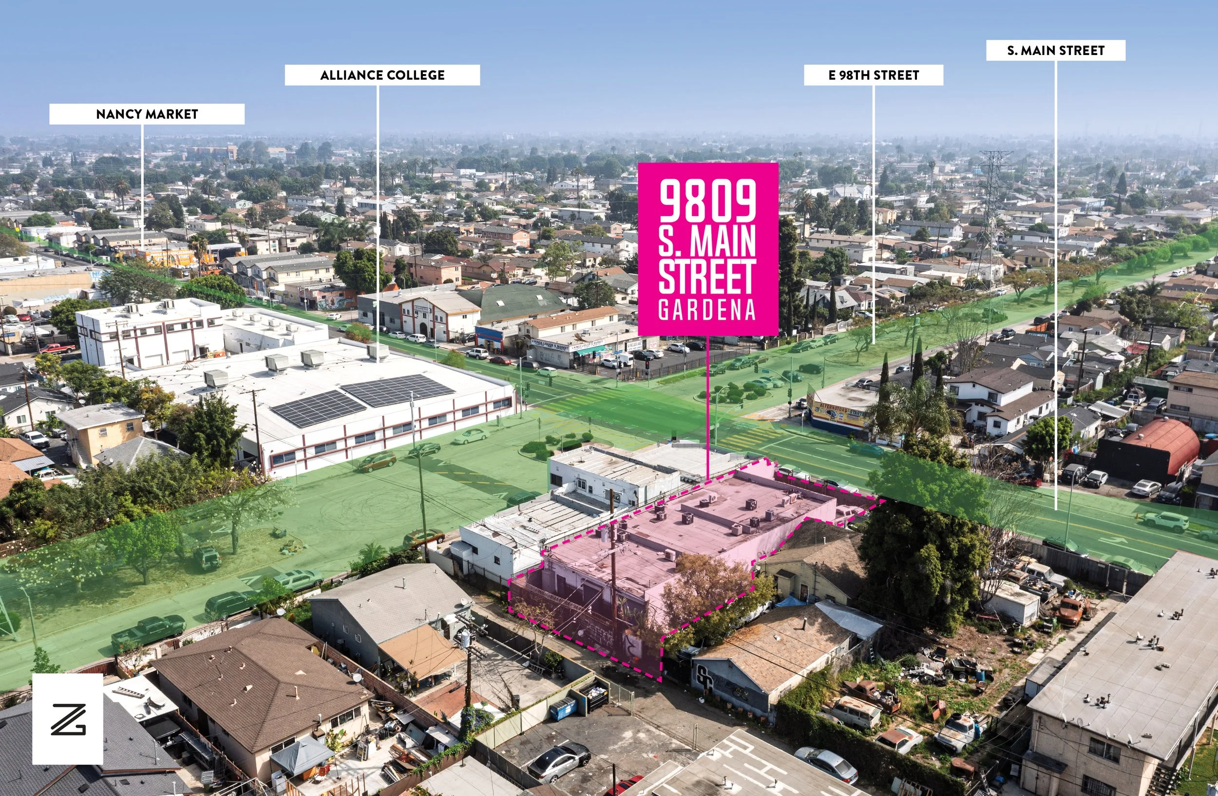 FOR SALE
9809 S Main St, Los Angeles
Industrial / Flex / Retail Property