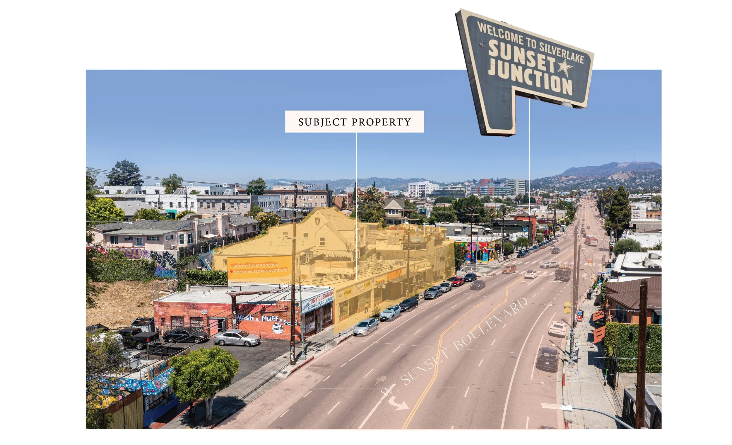 FOR SALE
3814-3824 W Sunset Blvd, Silver Lake
Iconic Retail + Residential Collection