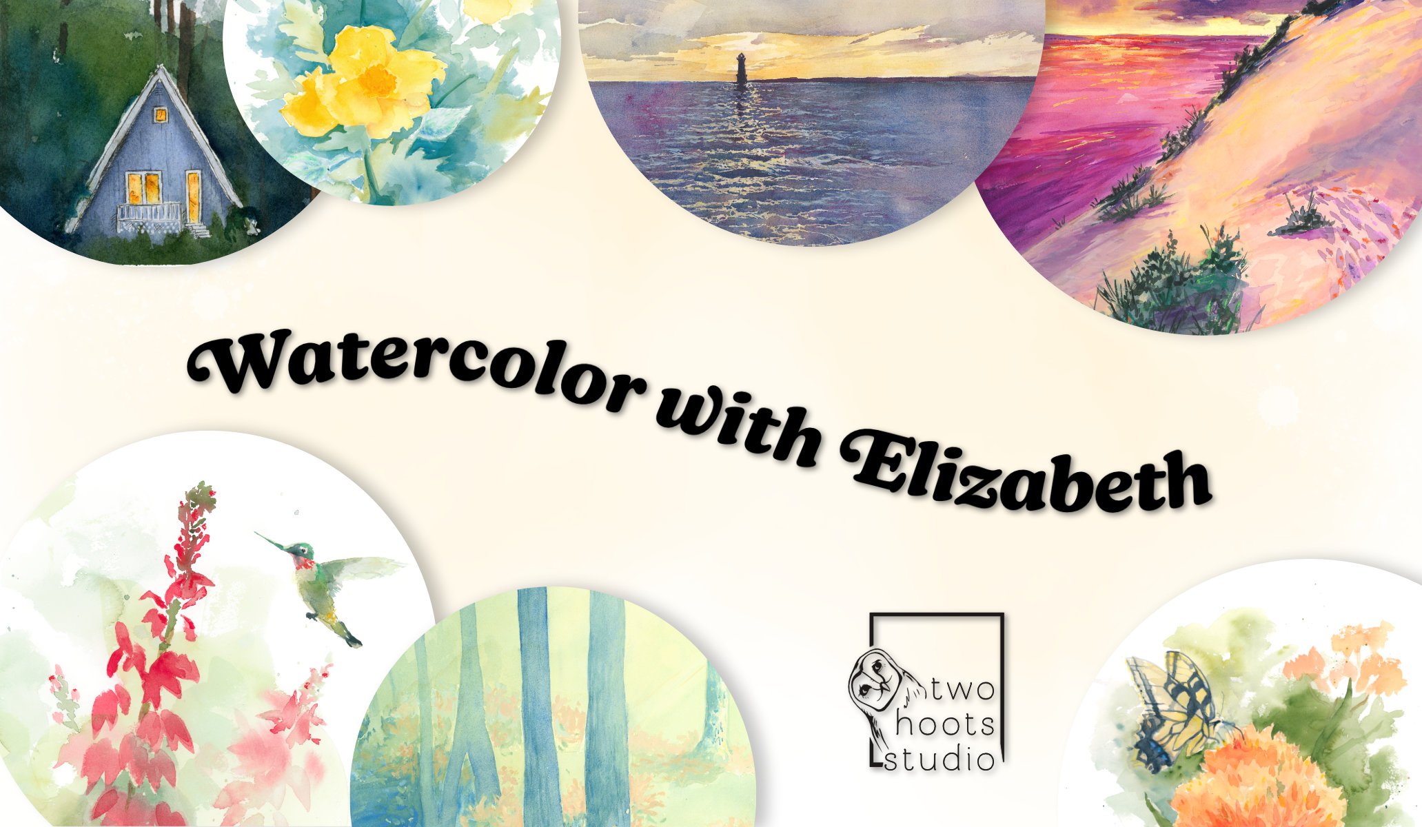 Watercolor at the Pull Barn