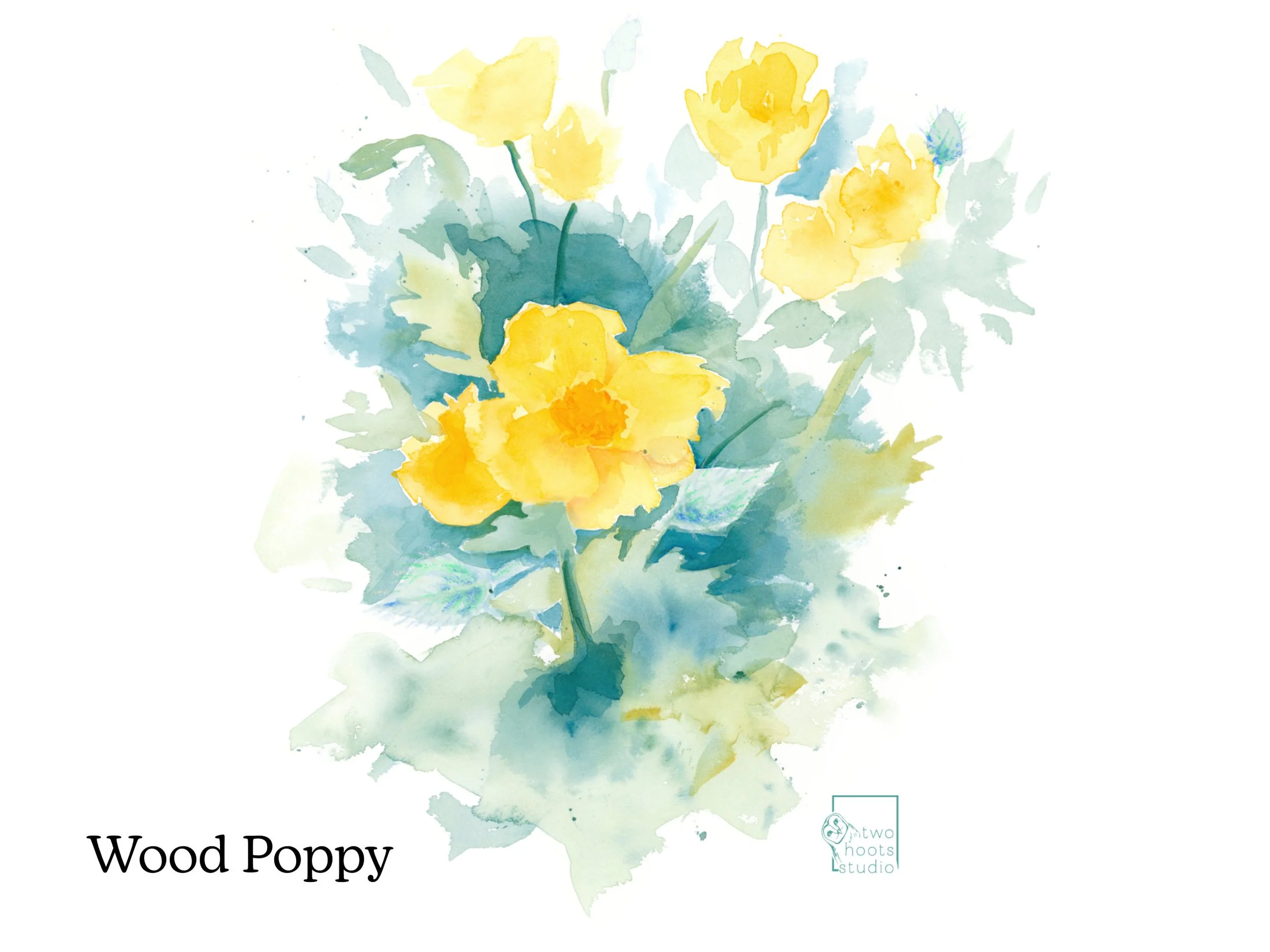 Wood Poppy - Detail image - Squarespace Notecard Set.jpg