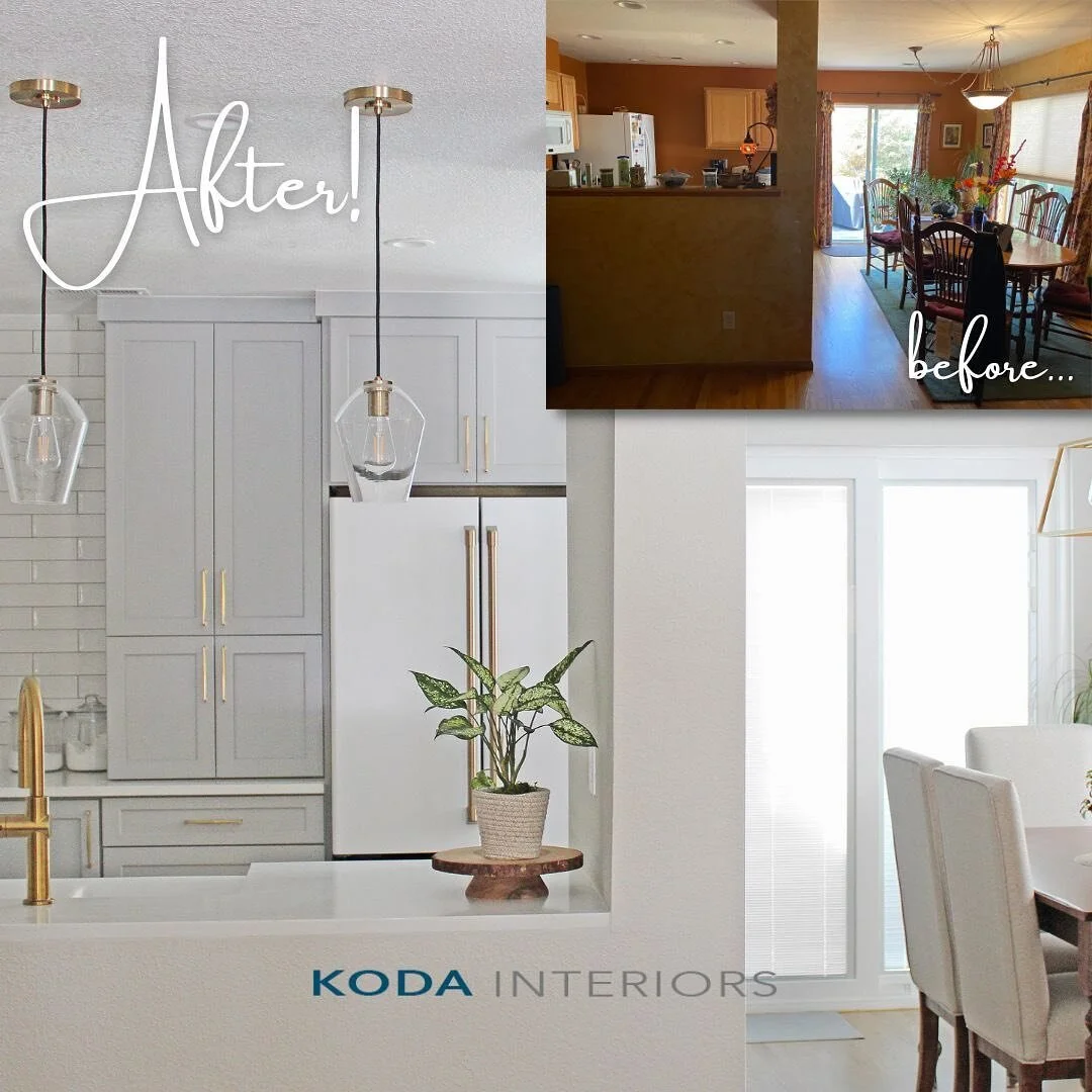 Happy New Year everyone!! Thought we&rsquo;d share some great before and after shots of one of our smaller 2022 projects. 

Swipe to see more! 

➡️ Follow Us @kodainteriors 

#kitchenremodel #kitchendesign #kitchencabinets #kitchenremodeling #beforea