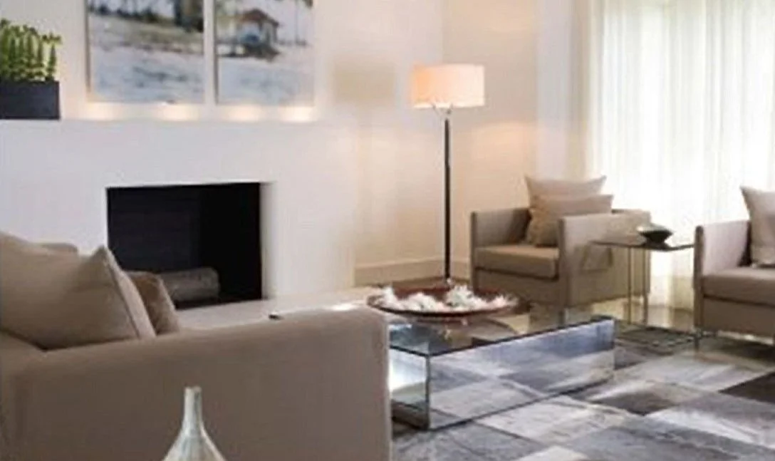 Modern Living Room Fireplace