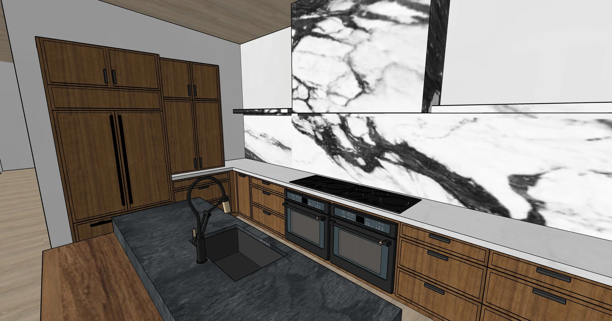 Organic Modern Kitchen Concept