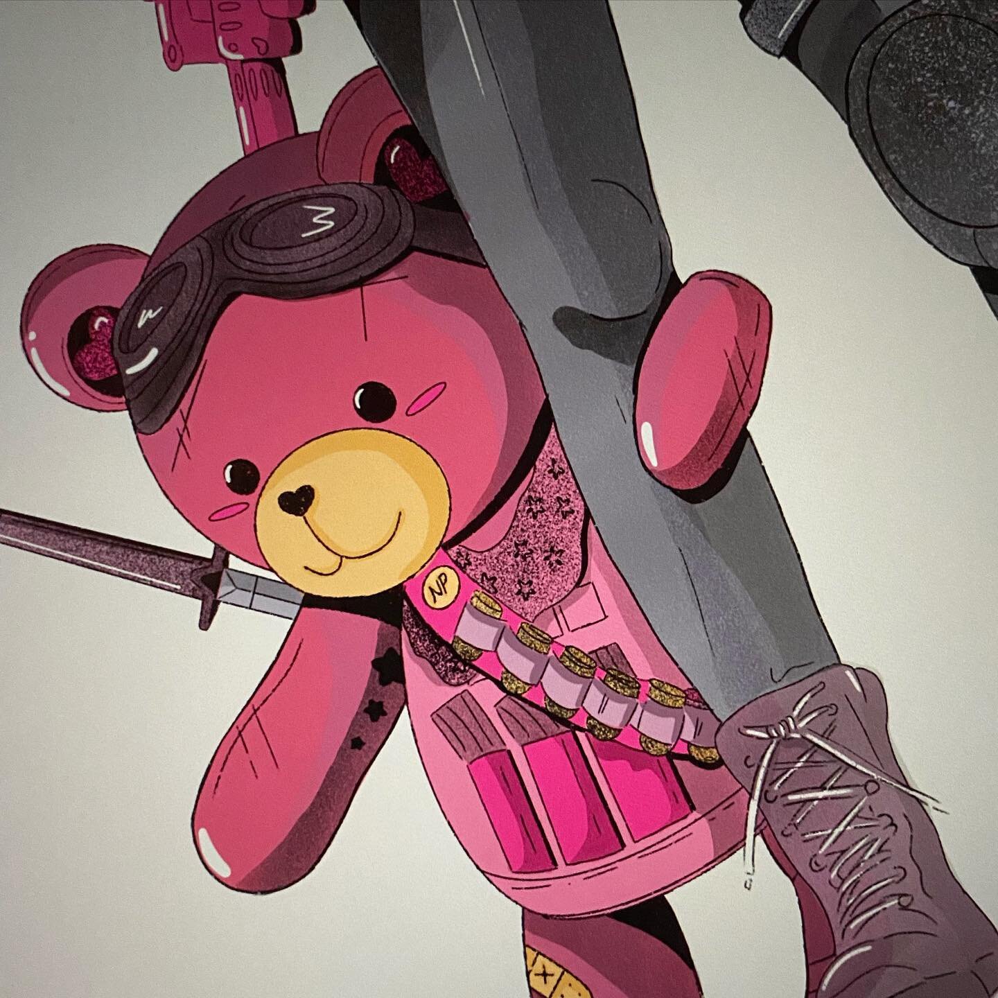 I think he should be my mascot!!!

#sneakpeak #mascot #pinkbear #art #artistsoninstagram #illustration #nanipinkdesign