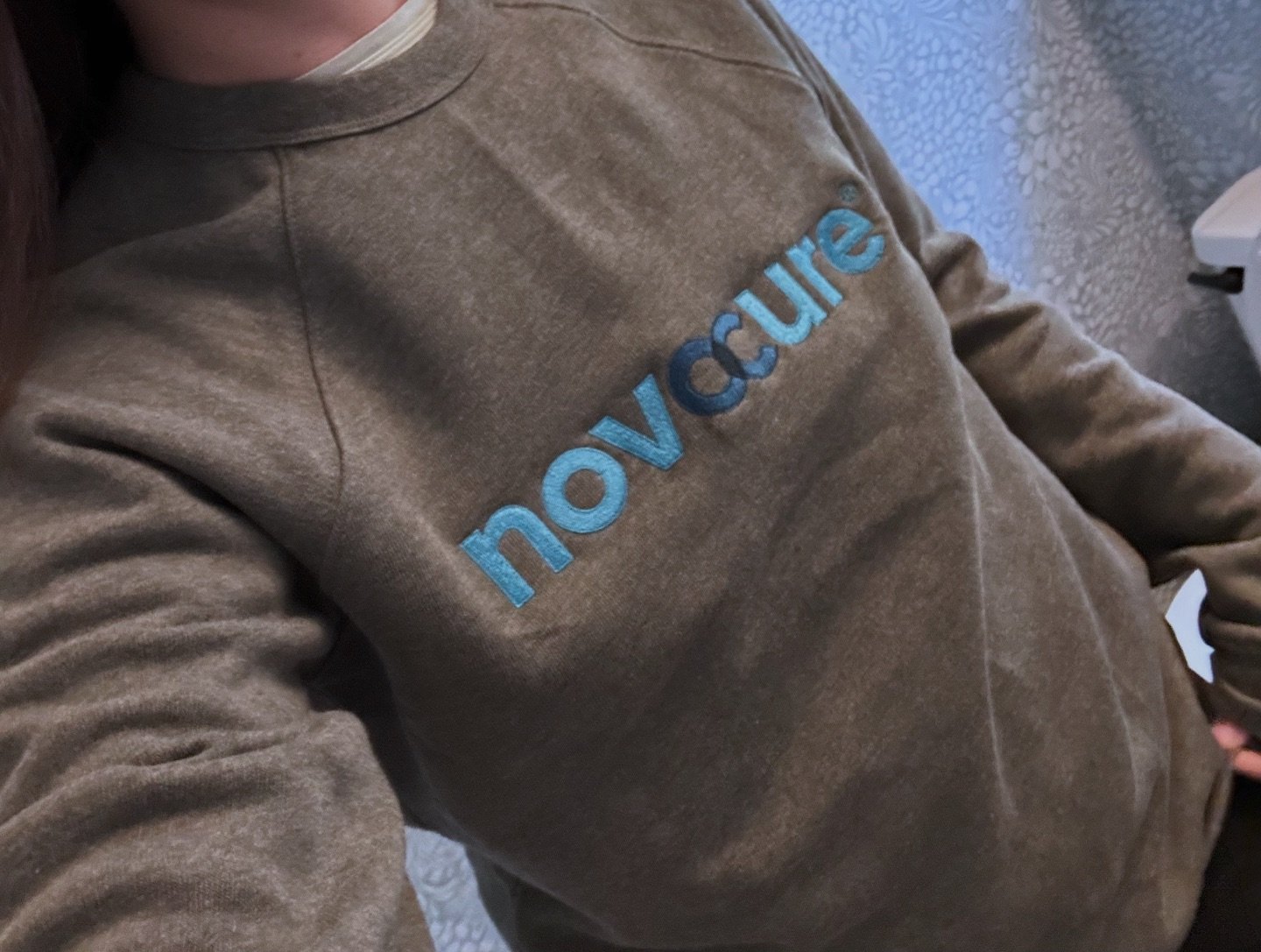 Corporate ✅
Made these cozy sweatshirts for my coworkers and they have been a hit in this Georgia weather 🥶❄️