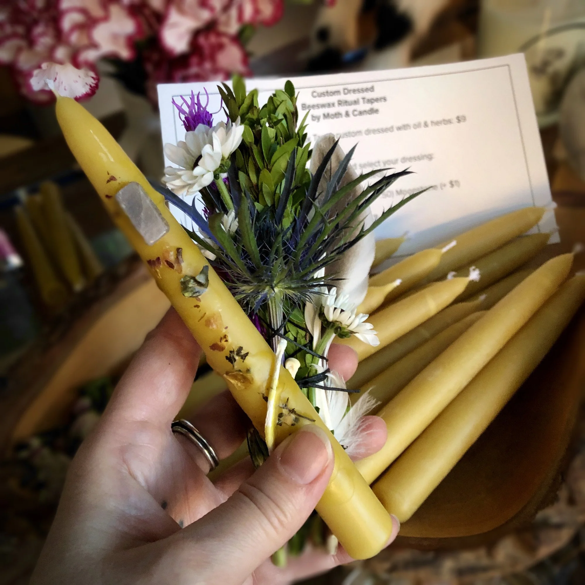 Pop-Up: Custom Dressed Candles