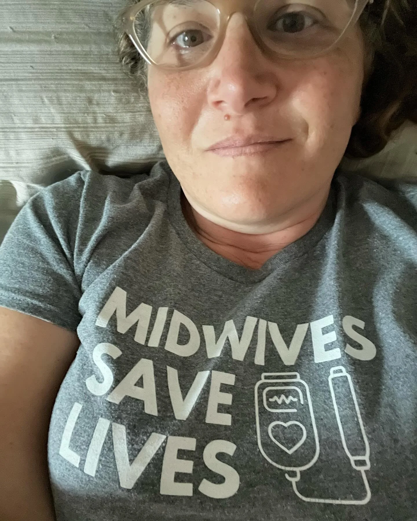 I bought this shirt after I had to do a full CPR resuscitation on a mother, a client. That was almost two years ago now. It was something I&rsquo;ve trained on year after year and most midwives will never need this skill (thankfully). I think there a