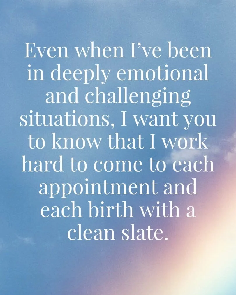 How your care team shows up is important. Bring present is more than just a physical presence. 

Was your birth team supportive of you in the way you hoped?