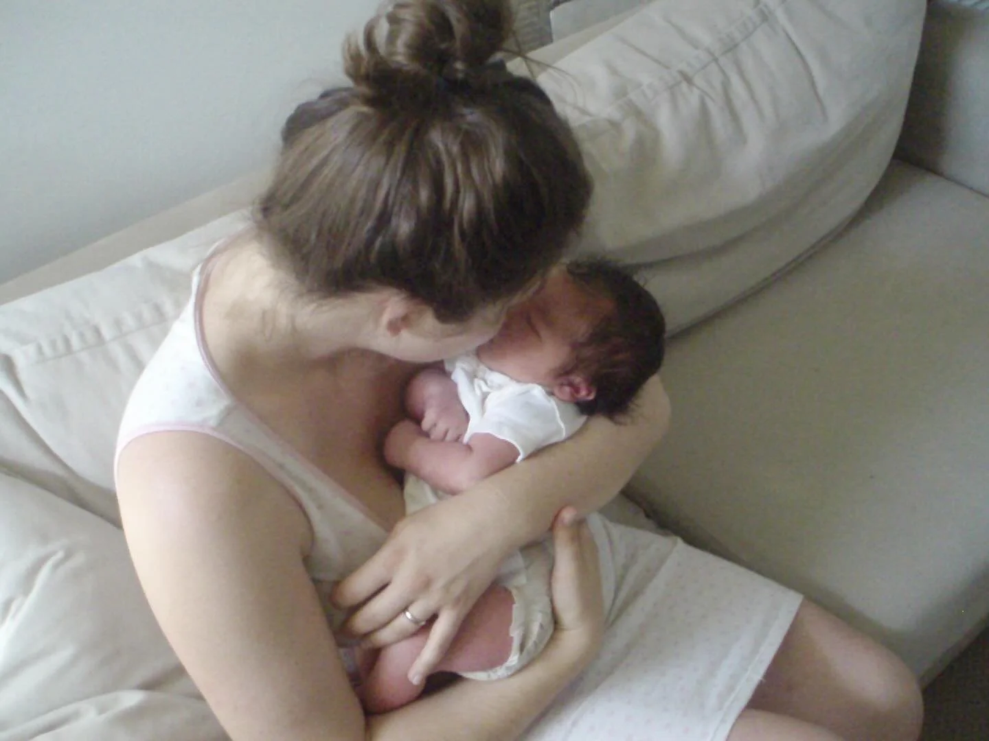 Mother, oh Mother, come shake out your cloth,
Empty the dustpan, poison the moth,
Hang out the washing and butter the bread,
Sew on a button and make up a bed.
Where is the mother whose house is so shocking?
She&rsquo;s up in the nursery, blissfully 