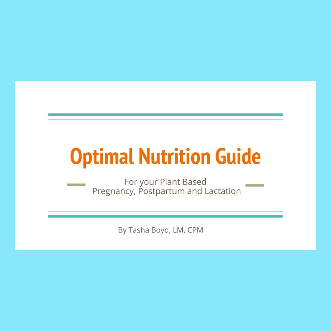 Optimal Nutrition Guide for Plant Based Pregnancy, Postpartum and Lactation