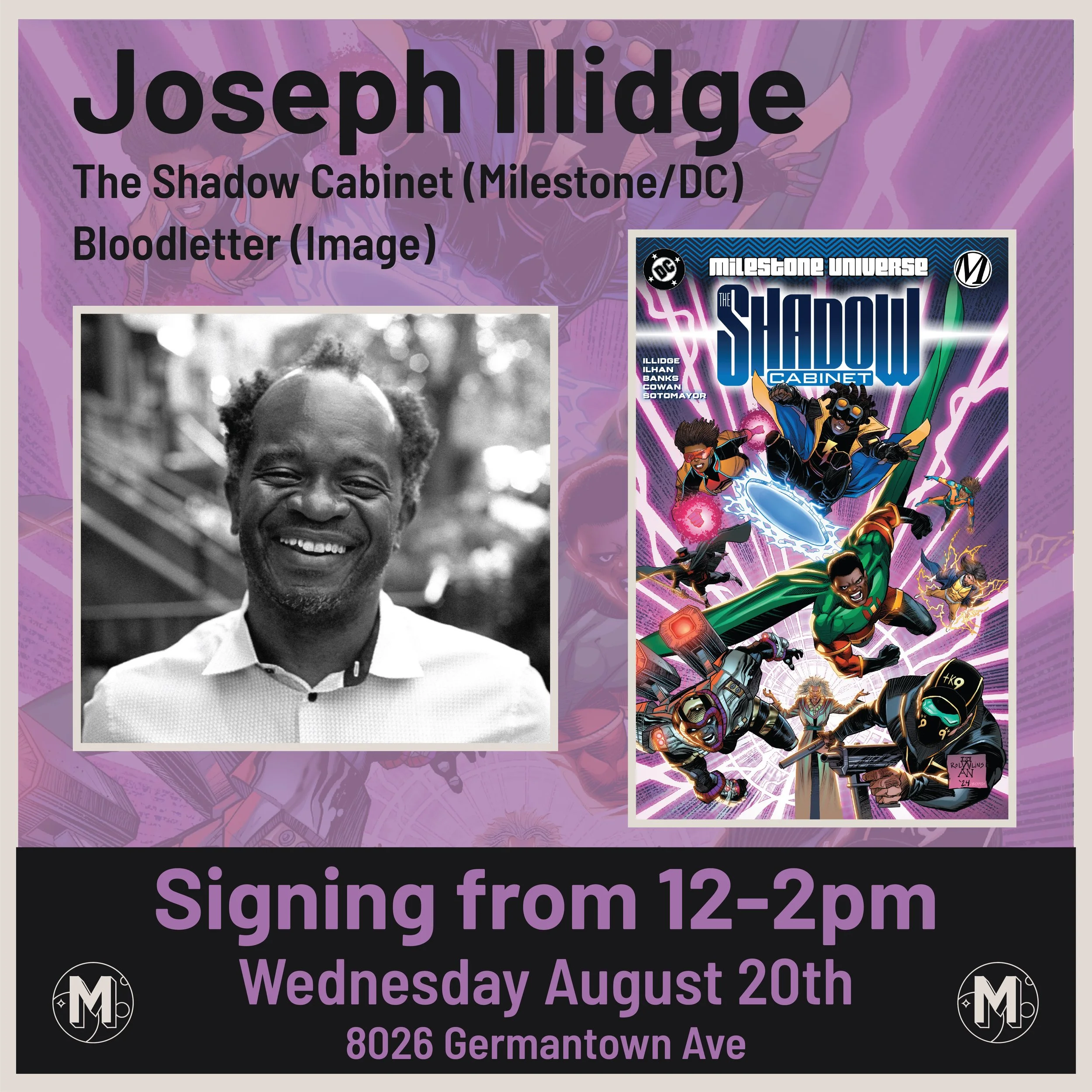 Signing event with Joseph Illidge