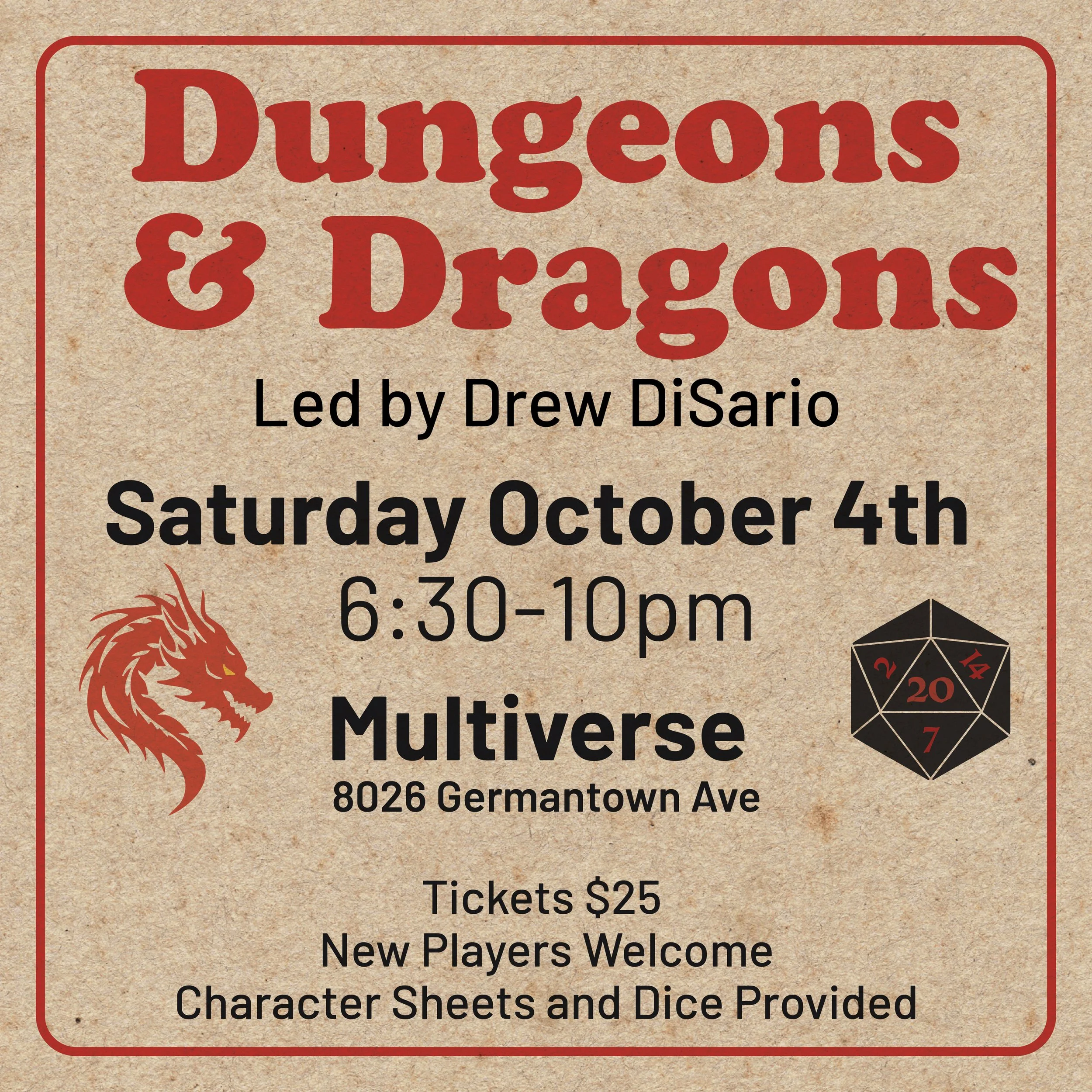 Dungeons & Dragons Night