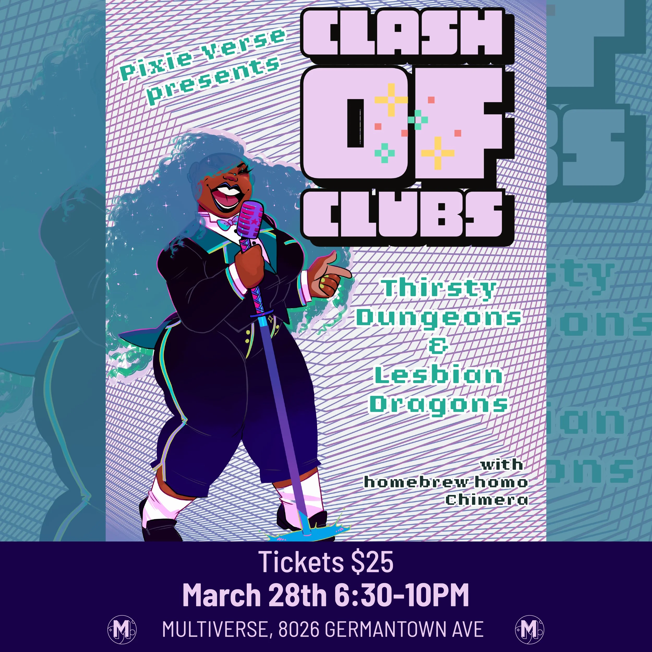 Thirsty Dungeons &amp; Lesbian Dragons Game Play Night